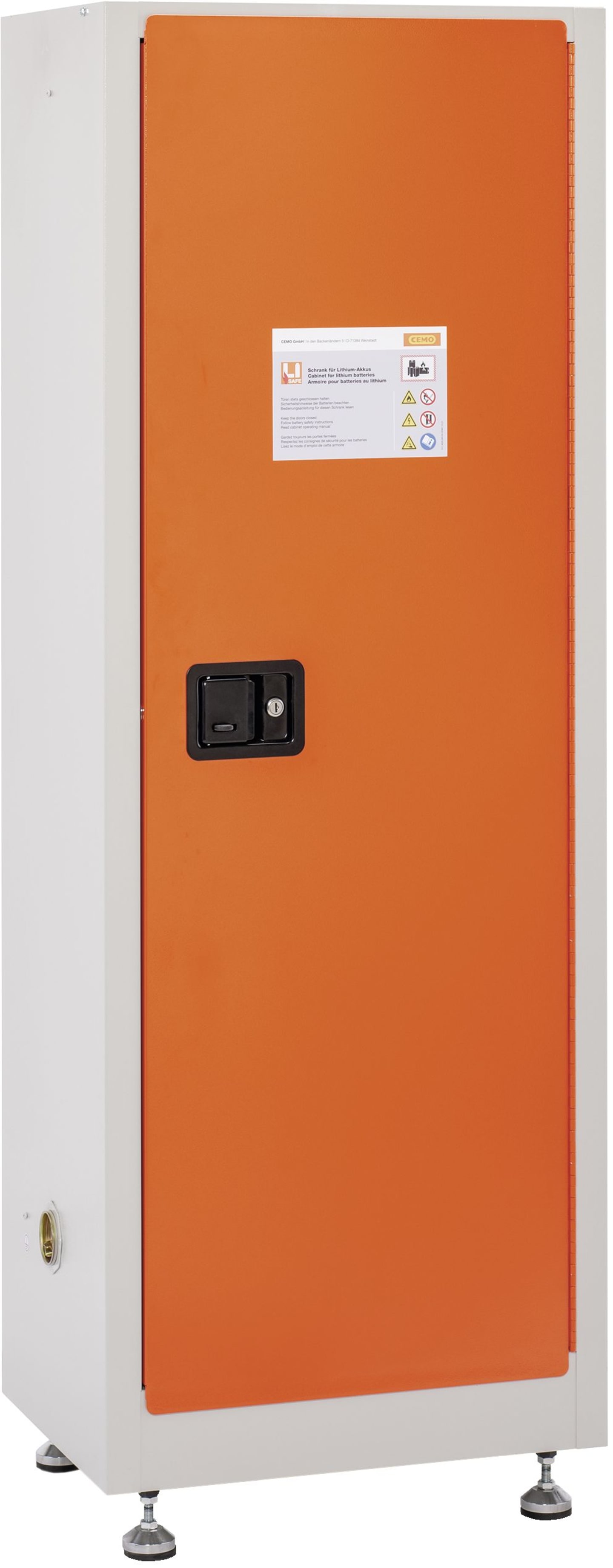 Cemo Akku-Lagerschrank "FMplus L" 600 x 1.650 x 460 mm, ohne Stromanschluss, 11653