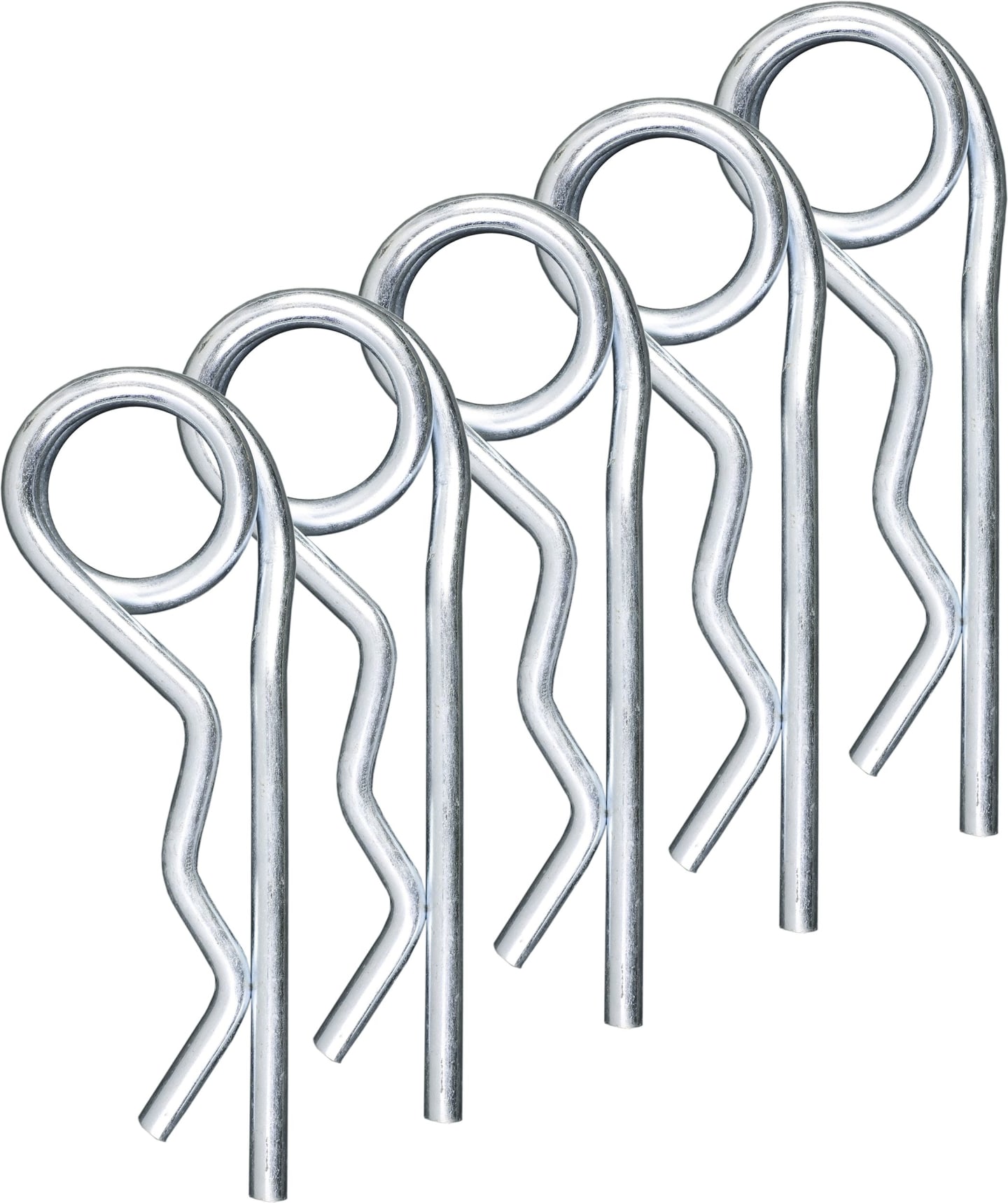 Federstecker 4 mm doppelt gebogen, verzinkt, 5 St.