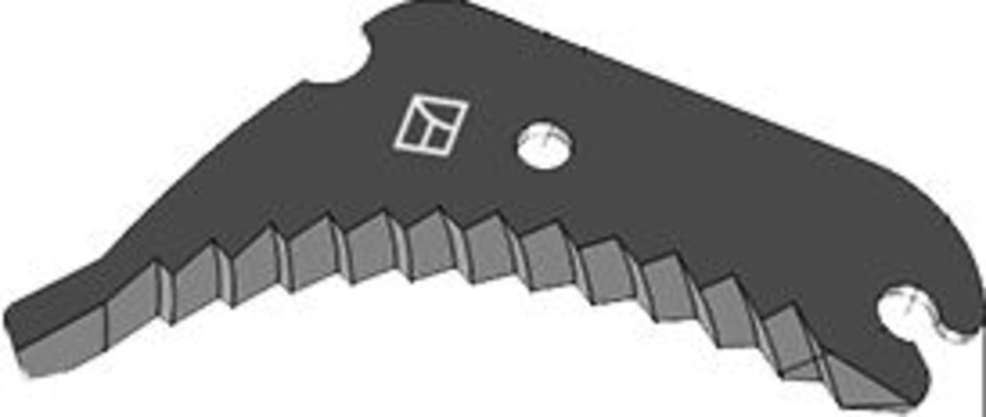 Industriehof® Messer 370 x 245 x 5 mm, für Presse Welger, 85-108