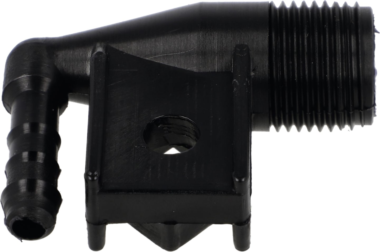 Agrotop Düsenhalter für 1 Düsen 3/8" AG (Eingang); 3/8" AG (Düsenanschluss), Ø Tülle 6 mm, Kunststoff, 12815