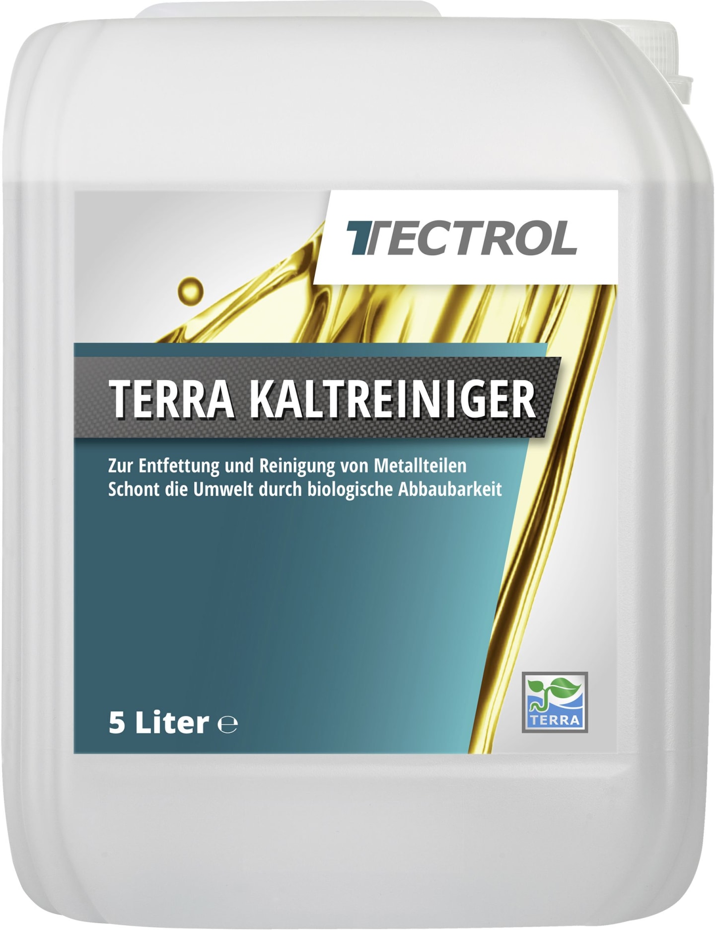 TECTROL TERRA KALTREINIGER 5 l Kanister Teilereiniger, Entfettung, Ölreiniger Maschinenreiniger, Werkzeugreiniger