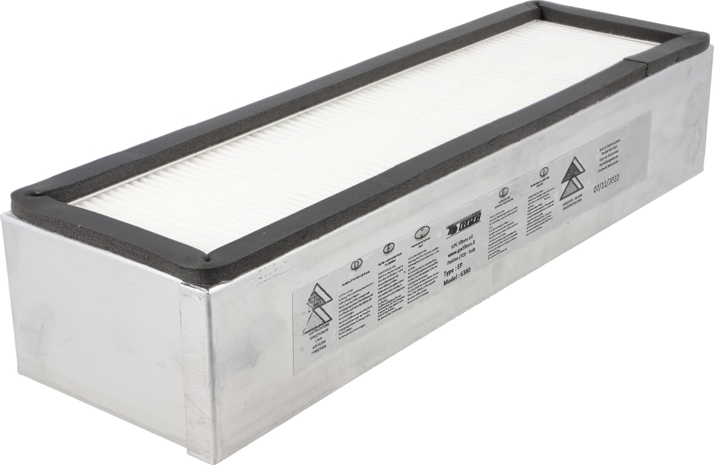 Sauerburger Luftfilter "Pollen" 295 x 90 x 60 mm, für Hangschlepper, 26270