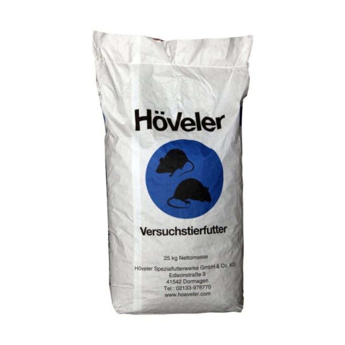 Höveler Nagerpellets mit Bierhefe für Mäuse und Ratten Pellet 25 kg Sack