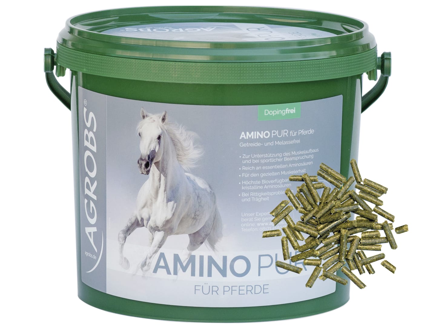 AGROBS Amino pur mit Nährstoffen für die Muskulatur von Pferden