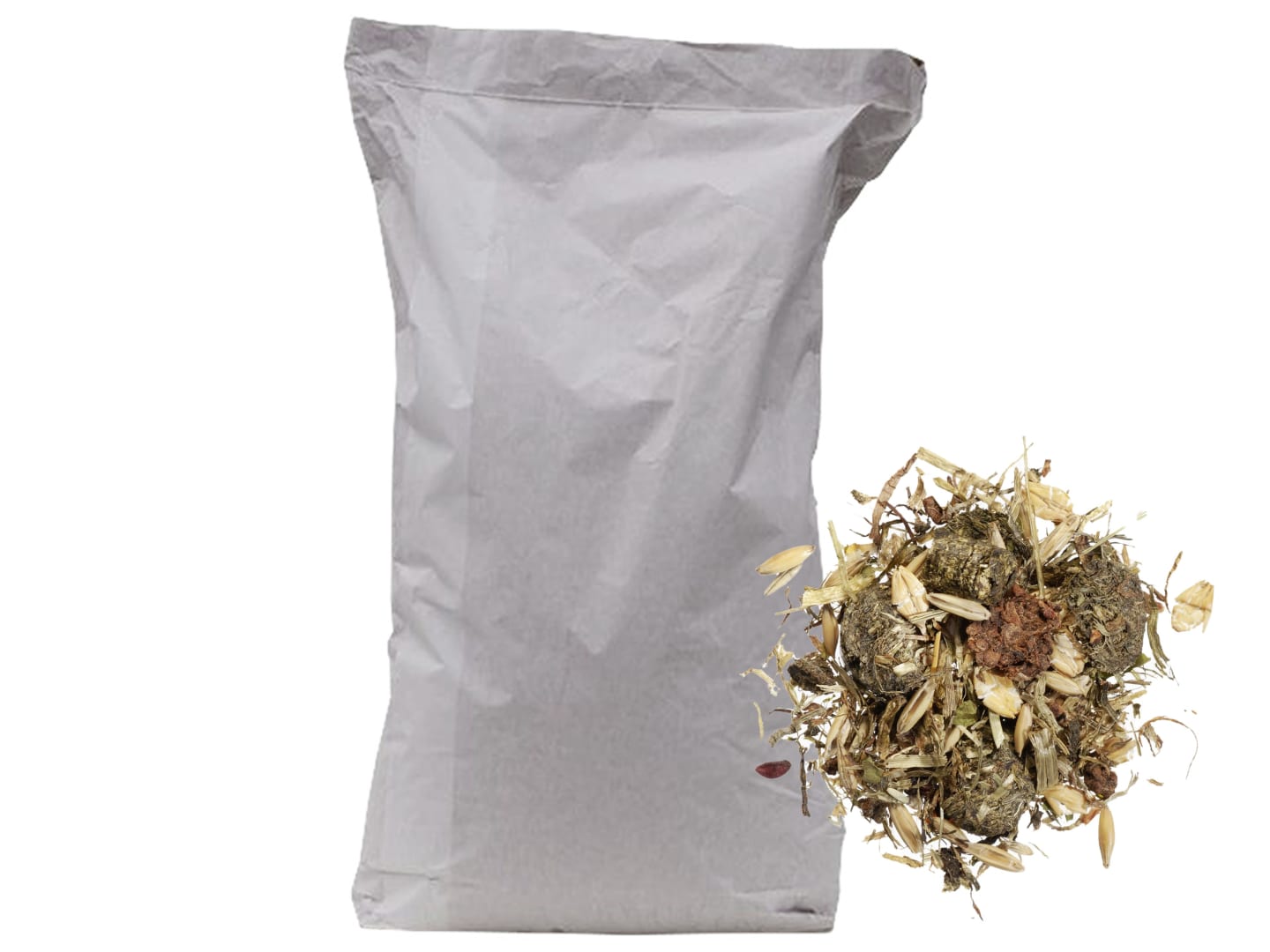 AGROBS Wildstruktur schmackhaftes Wildfutter für Rehwild ohne Mais Rehfutter Müsli 20 kg Sack