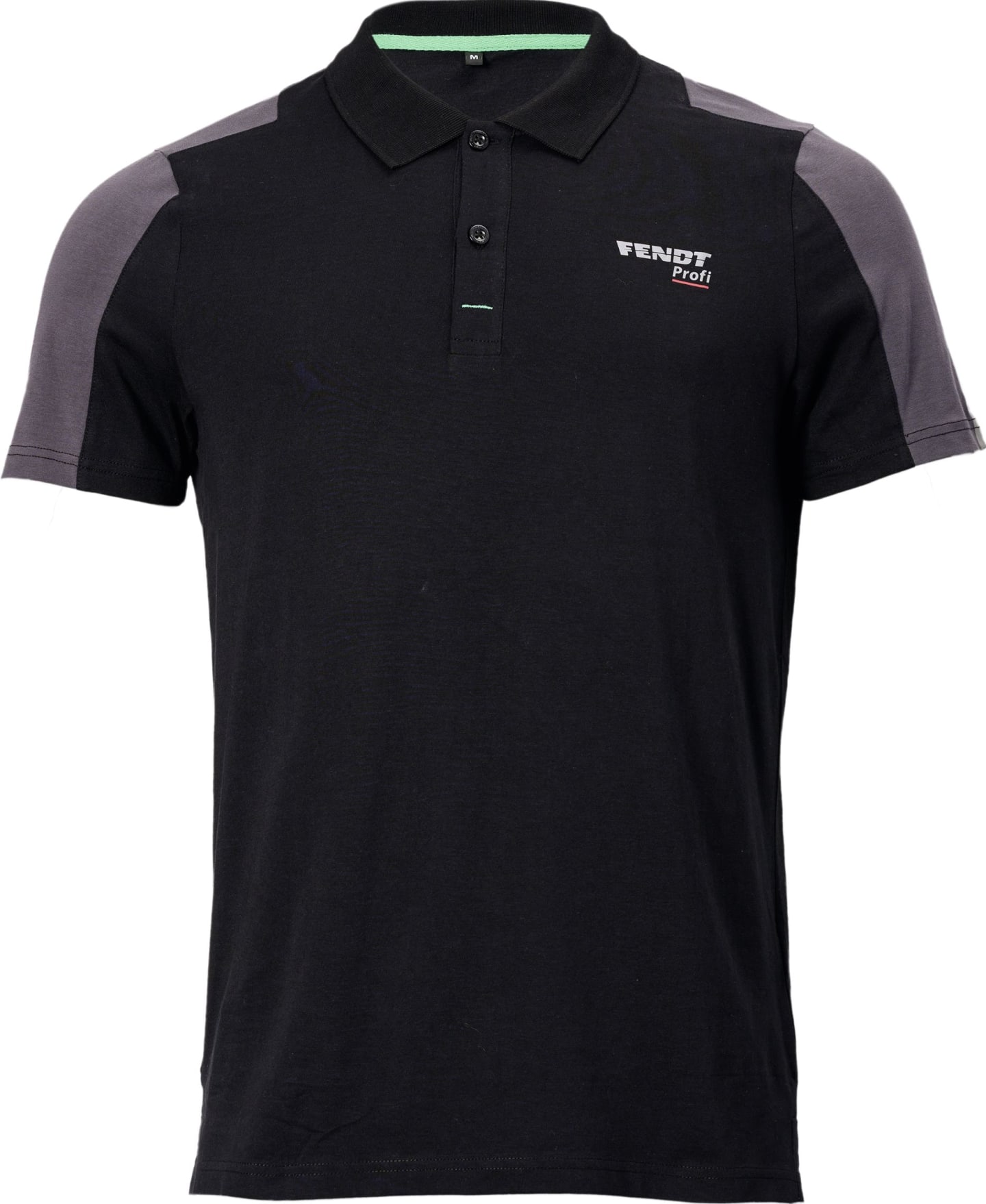 Fendt Poloshirt Herren schwarz; grau