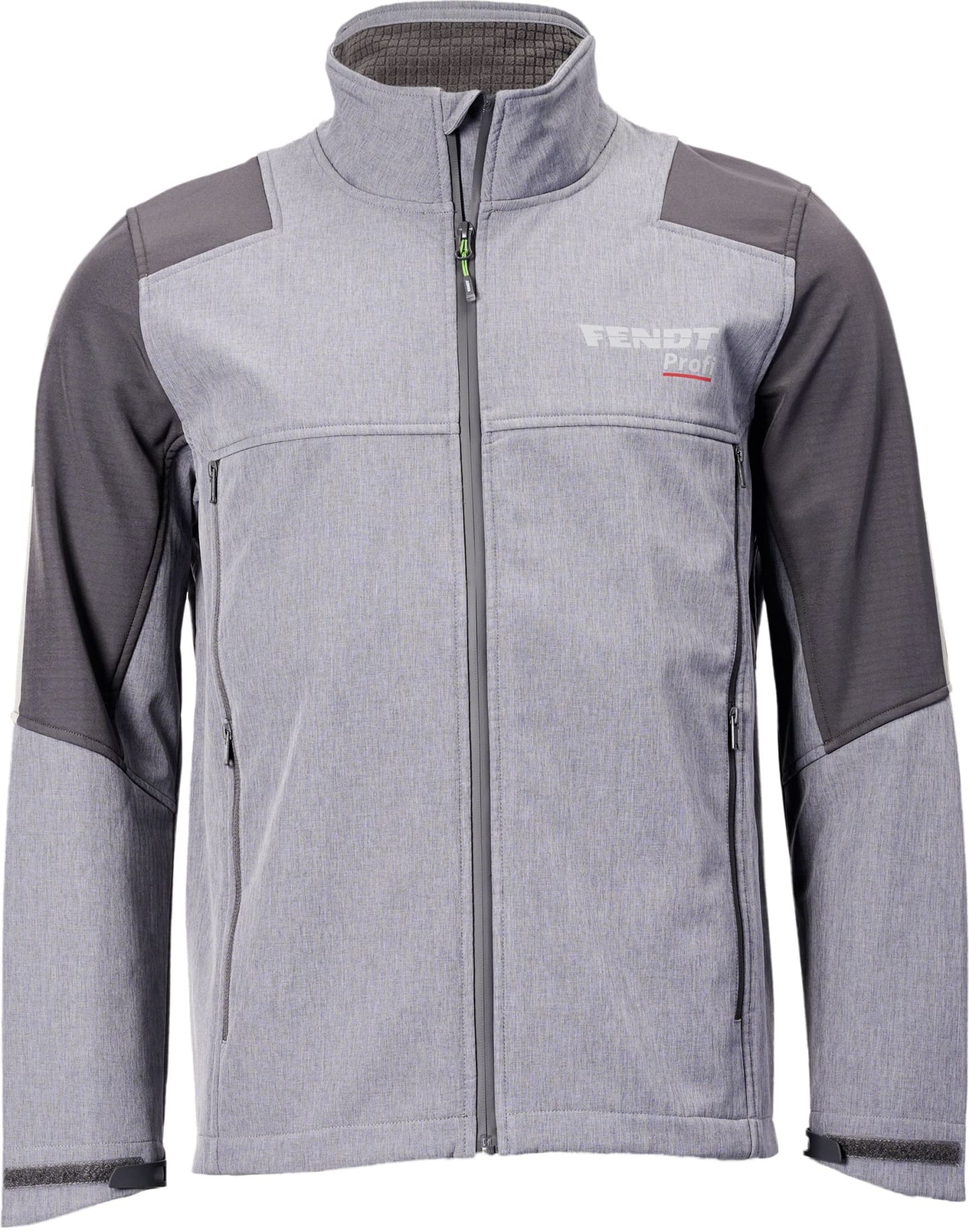 Fendt Softshelljacke "Profi" Herren blassgrau; nachtgrau