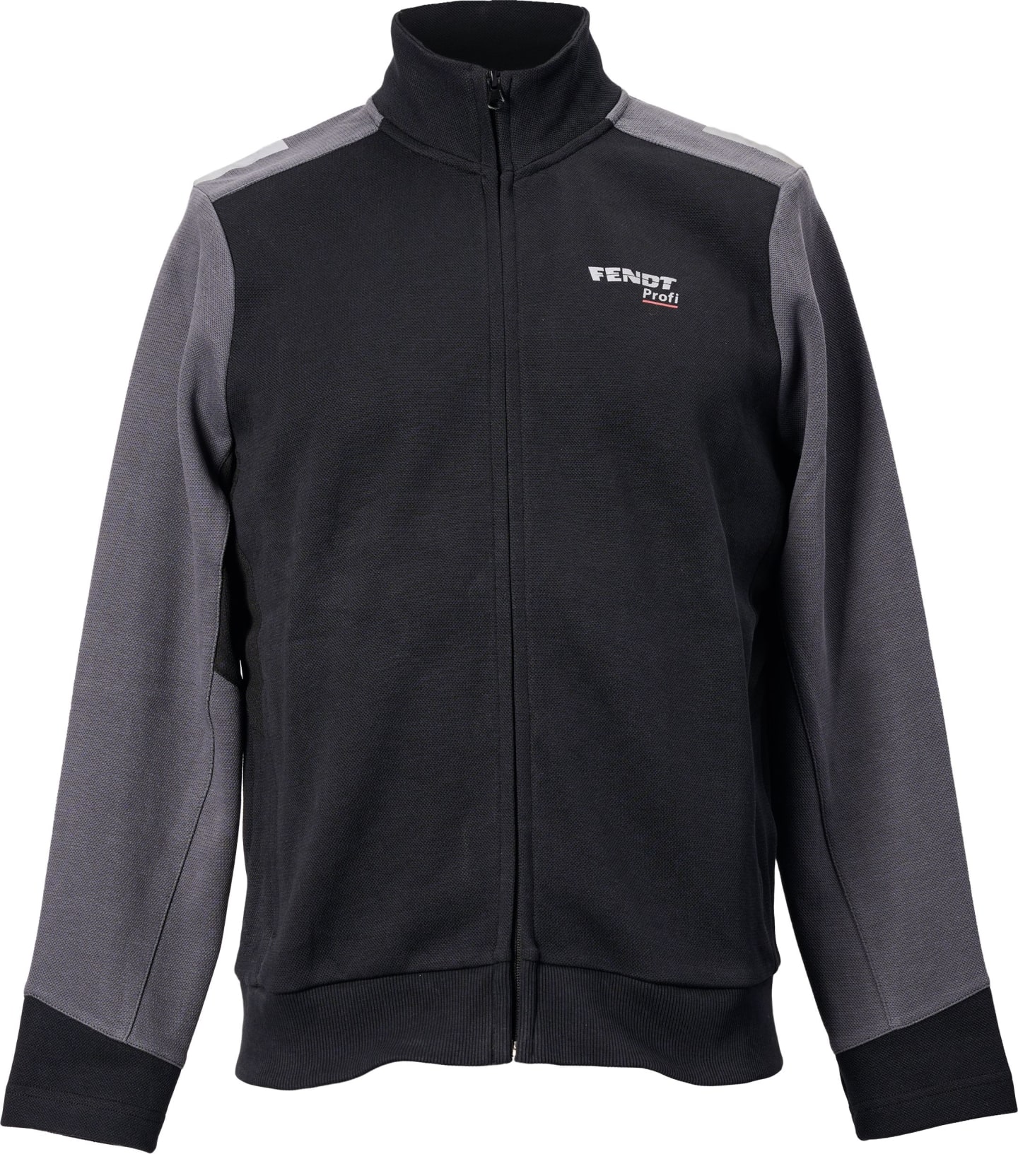 Fendt Sweatjacke Herren "Profi" blassgrau; nachtgrau
