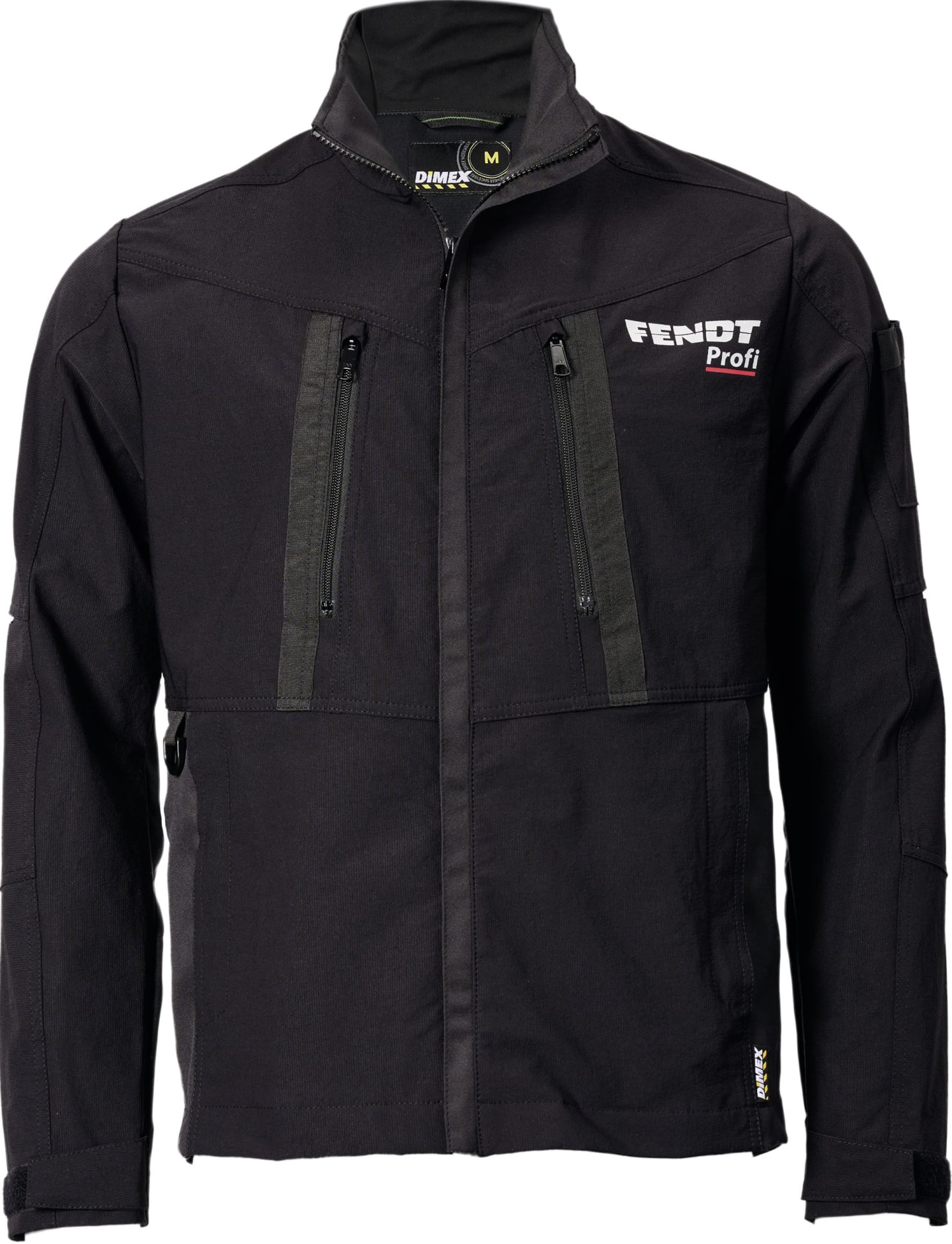 Fendt Stretchjacke Herren "Profi" schwarz; dunkelgrau