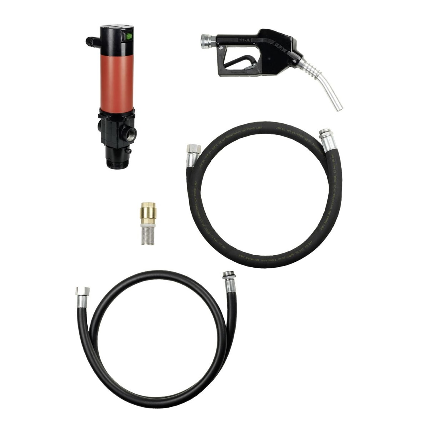 PRESSOL ROTAxx Dieselpumpe Heizölpumpe, 54 l/min, 41,3 gpm, 12 V-DC, Abkreifklemmen, ZVABD, 4m Förderschlauch 23914