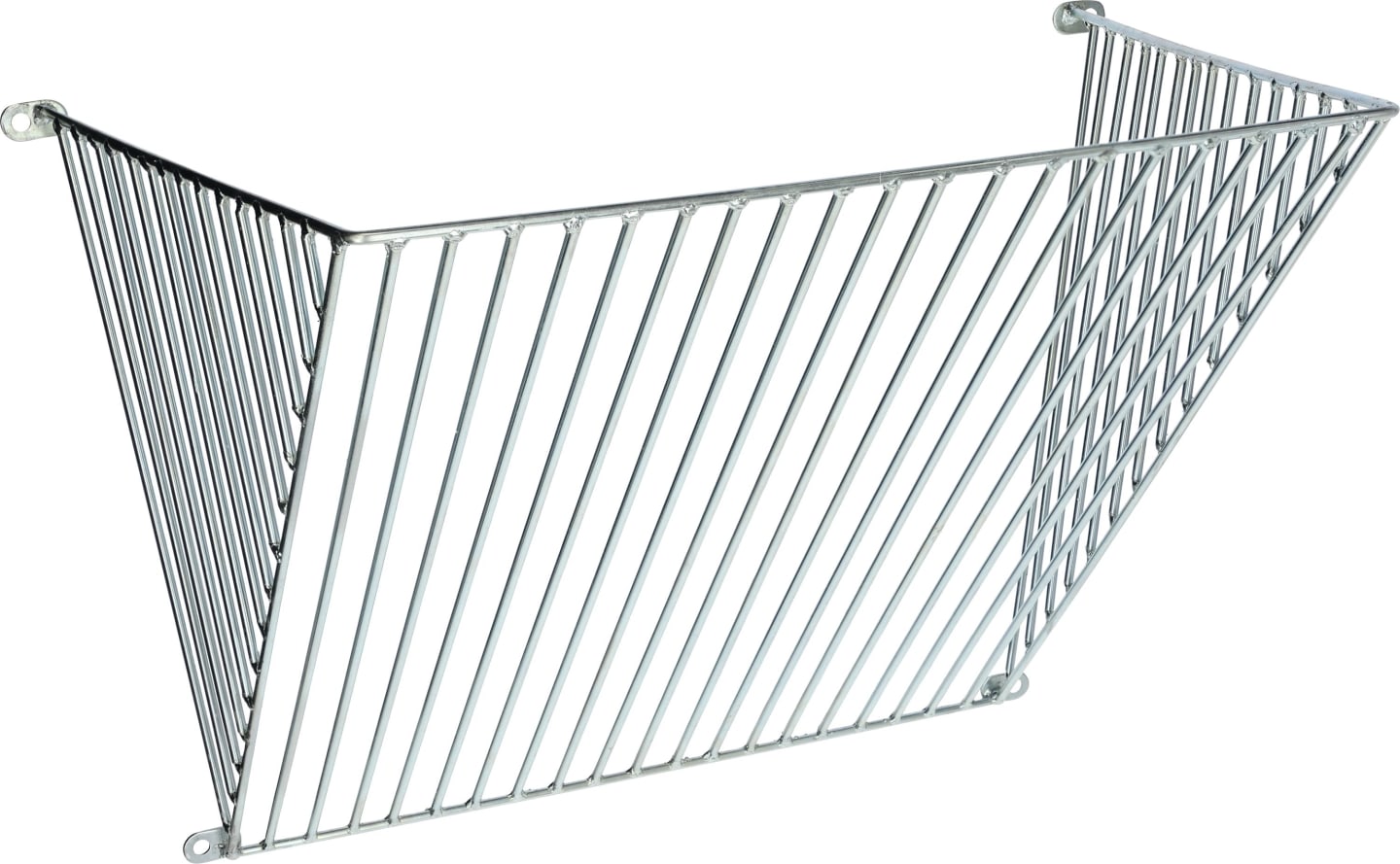 KERBL Heuraufe 67,5 x 41 x 45,5 cm, Wandmontage, für Ponys, Schweine, Ziegen, Schafe, Alpakas, 3227