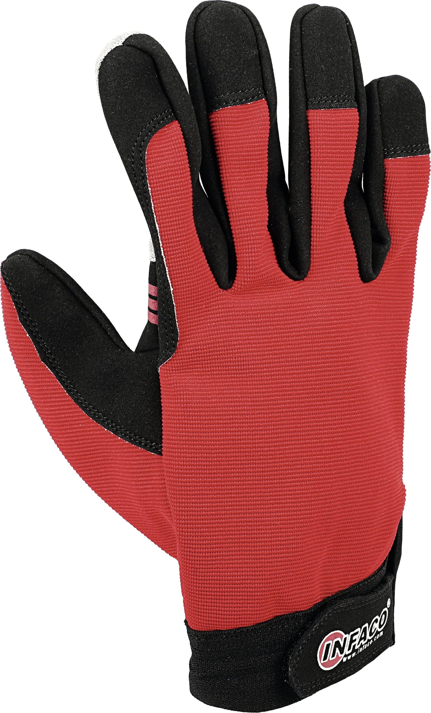 INFACO® Schutzhandschuhe Gr. 10 rechte Hand, rot, GWDSESD10