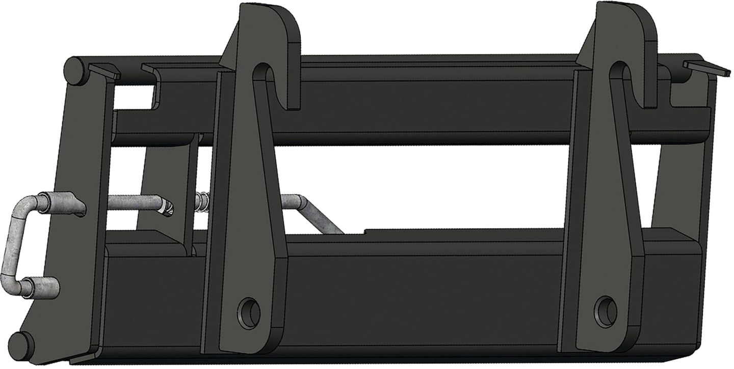 Düvelsdorf Euroadapter für Euro-Aufnahme; Weidemann 36 mm (660 mm), 3519301