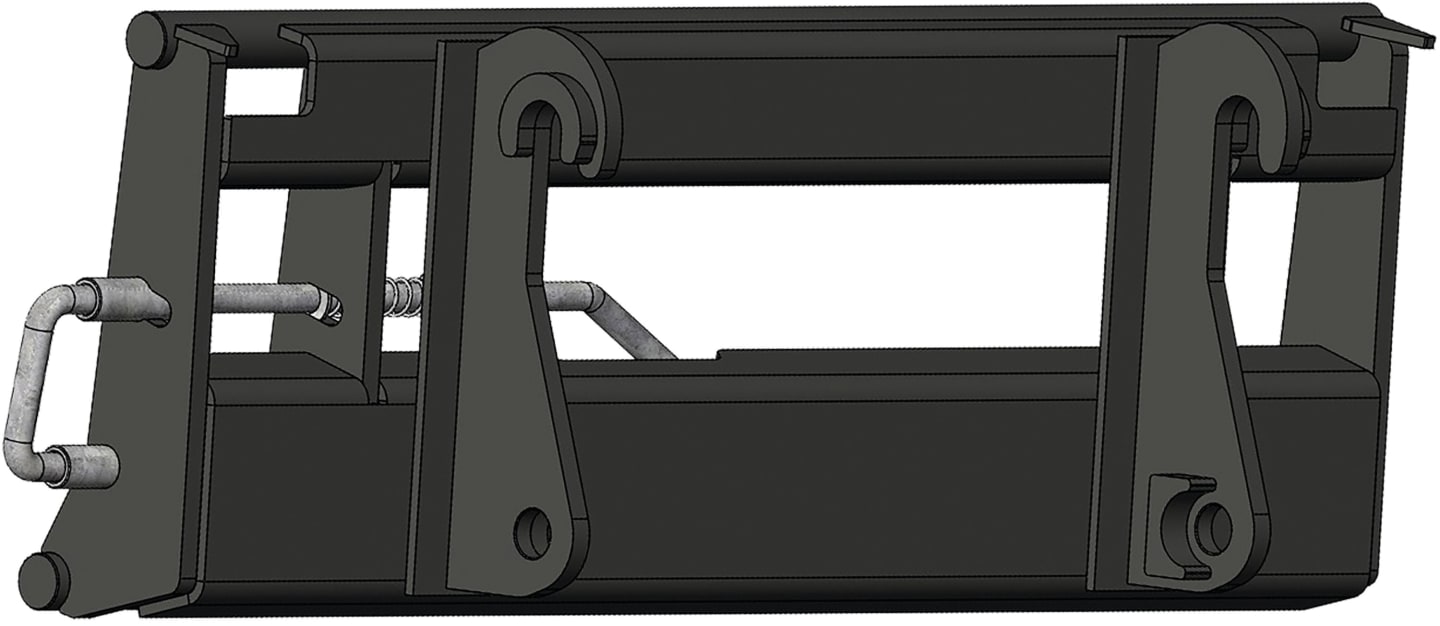 Düvelsdorf Euroadapter, , für Euro-Aufnahme; Schäffer hydraulisch 34 mm (650 mm), 3519302