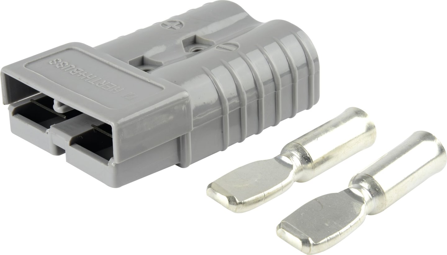 Herth + Buss Steckgehäusesatz 50 – 70 mm², 2-polig, Stecker = Steckdose, 50 390 582