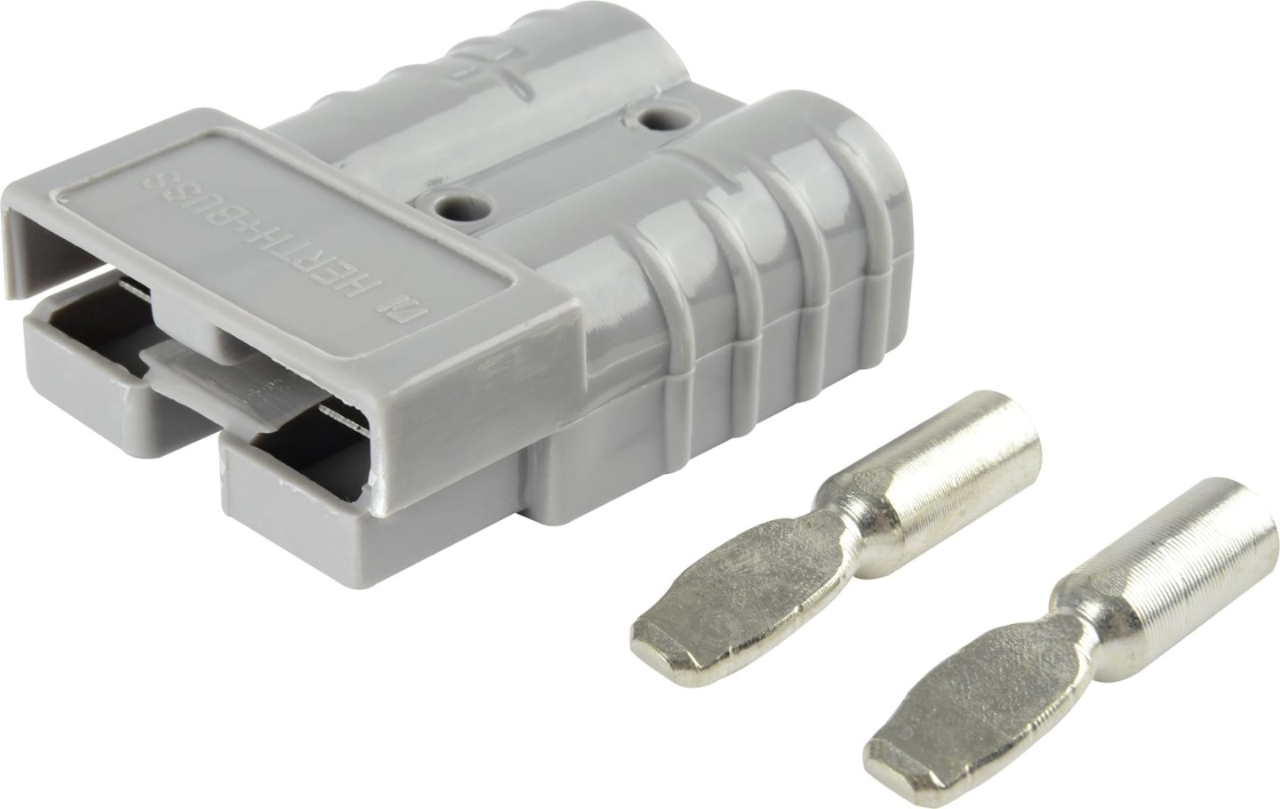 Herth + Buss Steckgehäusesatz, 2-polig, Stecker = Steckdose