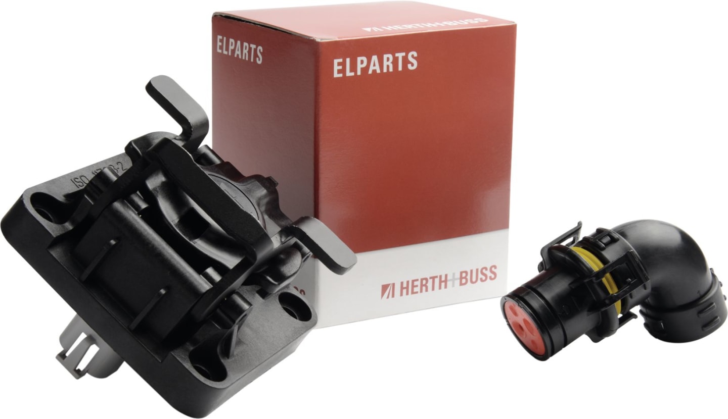 Herth + Buss Steckdose 9-polig, 8 – 32 V, ISOBUS Breakaway Connector (IBBC) aktiv, grau, 51305436