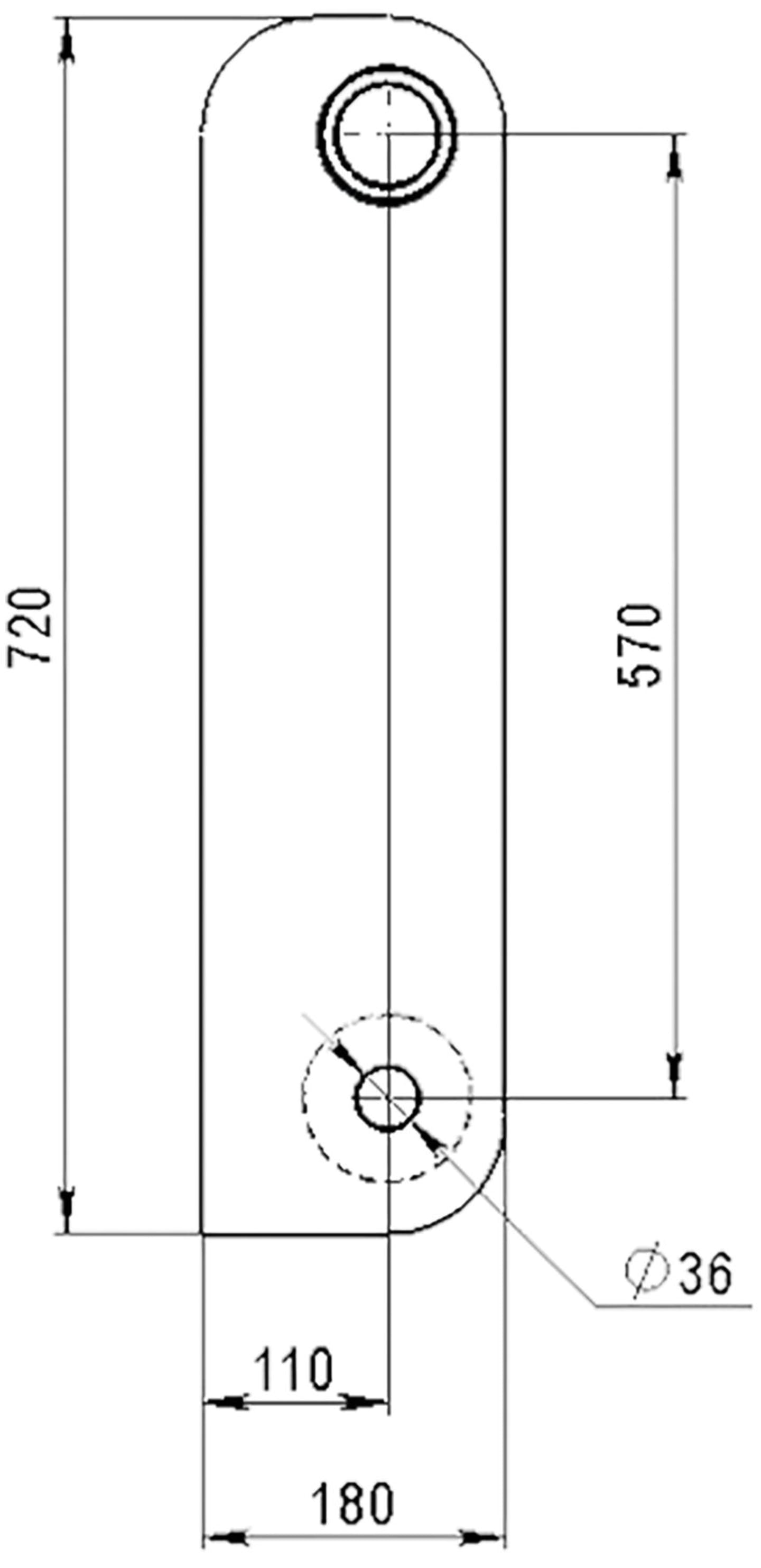 Düvelsdorf Anschweißplatte für Teleskoplader Massey Ferguson, 2 St. 5110310