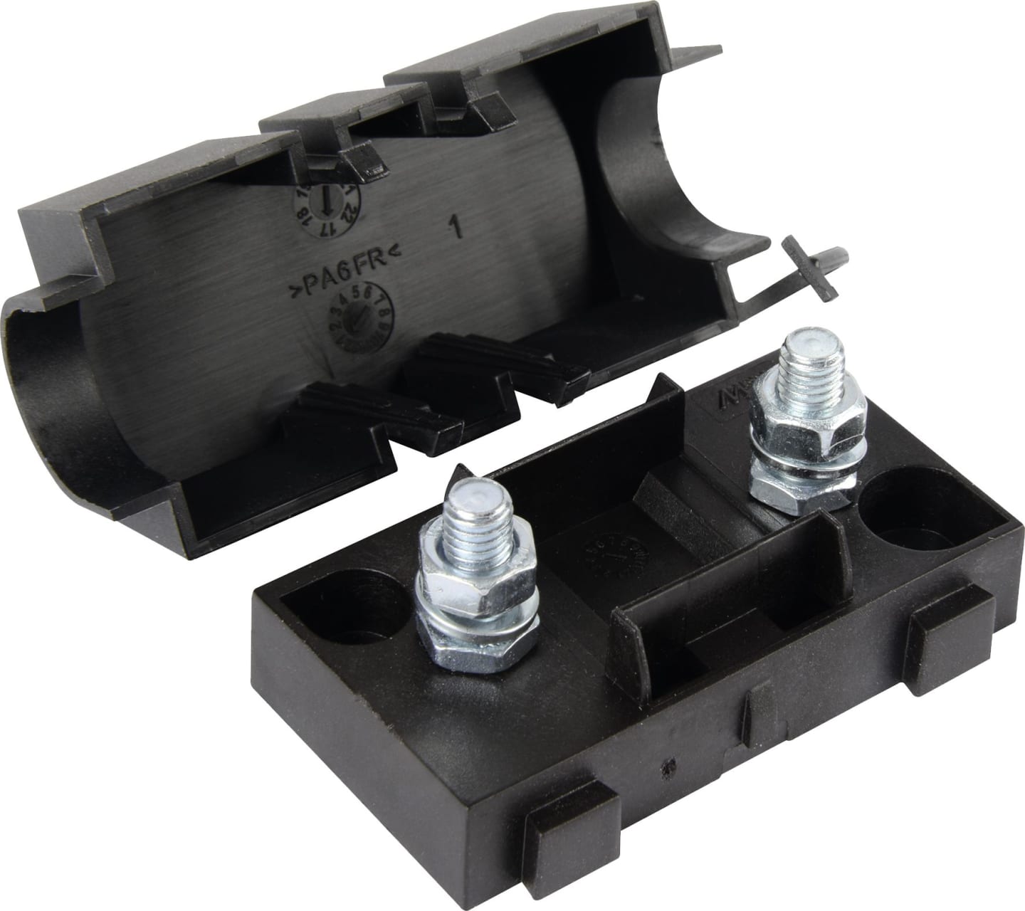 Herth + Buss Sicherungshalter 200 A, 32 V, aneinanderreihbar, für Schraubsicherung MIDI, 50 300 018