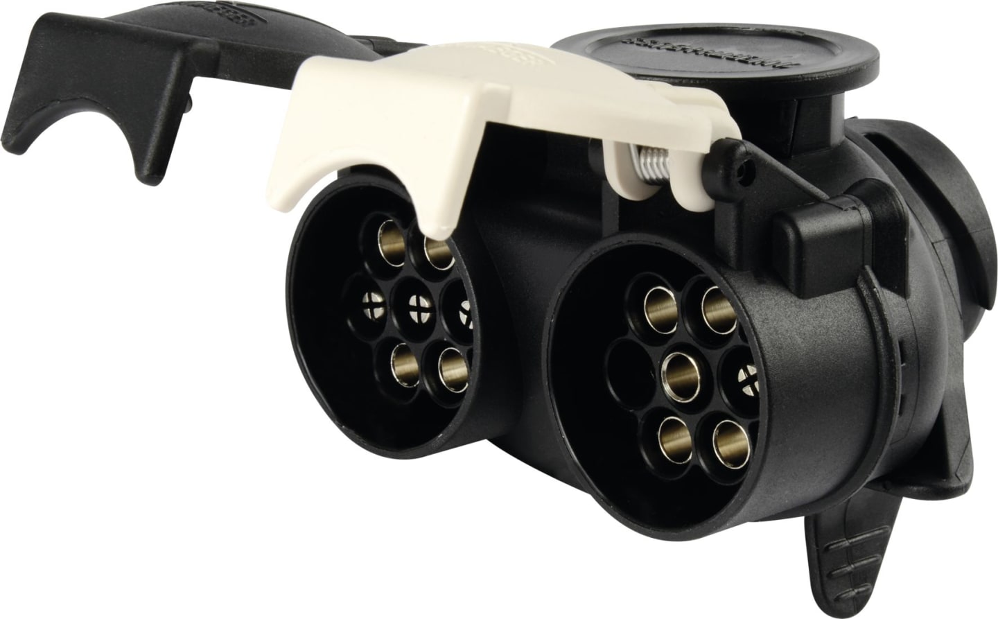 Herth + Buss Anhänger-Adapter 12 V Stecker 13-polig; Steckdose 2 x 7-polig, Länge 89 mm, 51 305 475