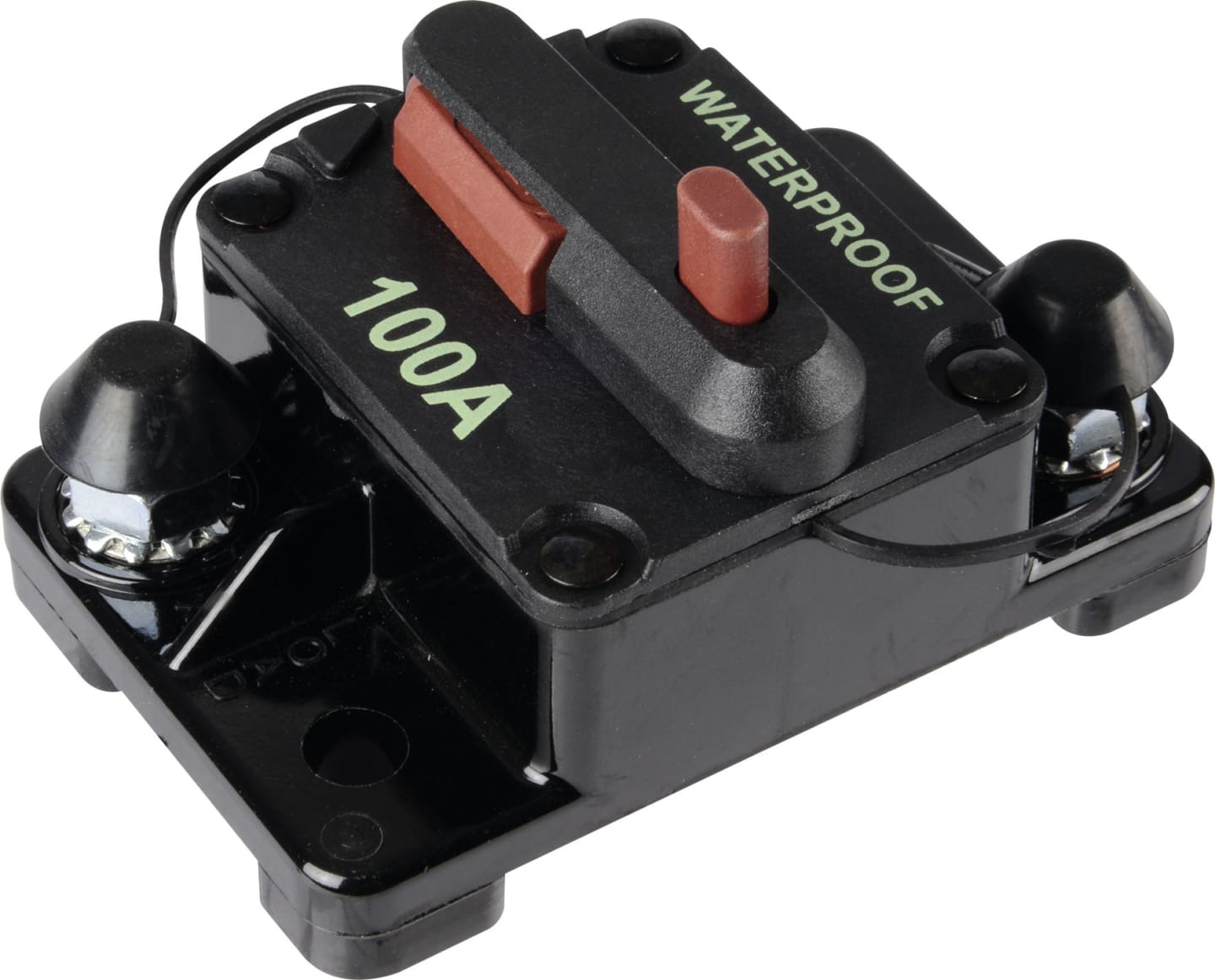 Herth + Buss Sicherungsautomat 100 A/42 V, schwarz, Höhe 44 mm, 50 295 739