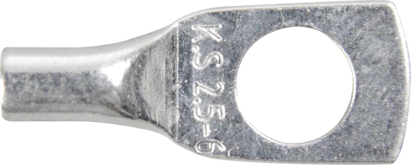 Herth + Buss Rohrkabelschuh 2,5 mm², Ø 6,4 mm, verzinnt, 50 251 626