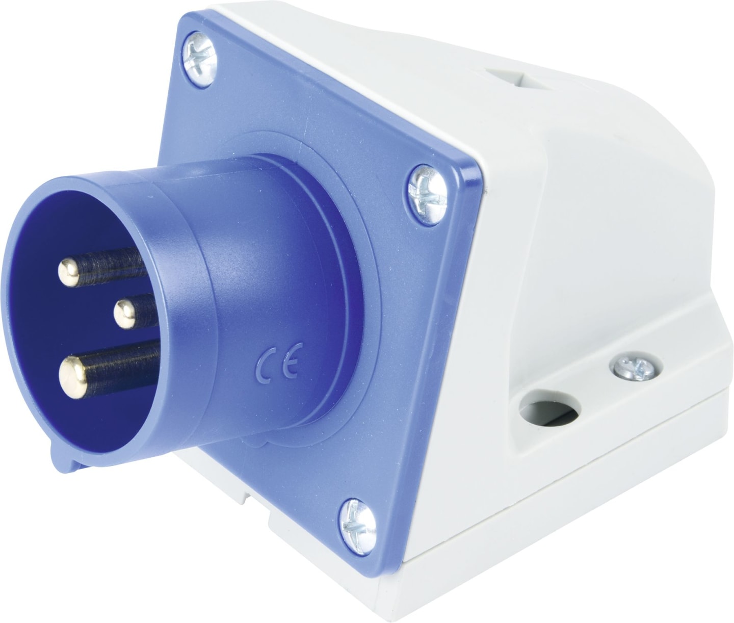 Herth + Buss CEE-Stecker, 230 V, 16 A, 3-polig, blau, für Nutzfahrzeuge, 51 307 024