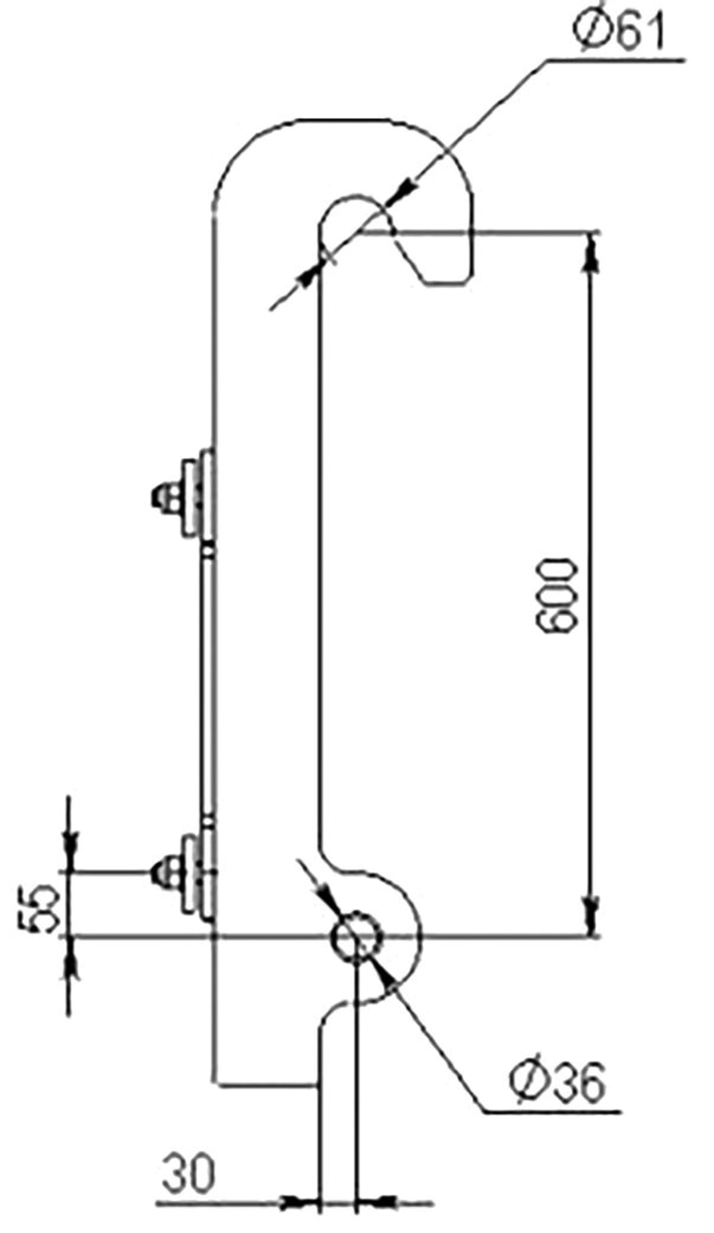 Düvelsdorf Anschraubplatte D-Lock; JCB Q-fit, 2 St., 5120217