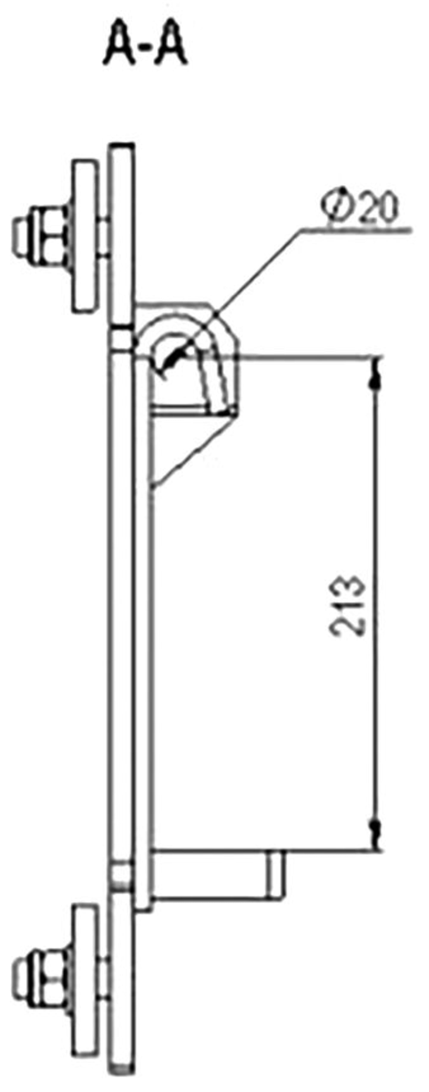 Düvelsdorf Anschraubplatte D-Lock; D-Lock S für Radlader Multi-One, 2 St., 5120220