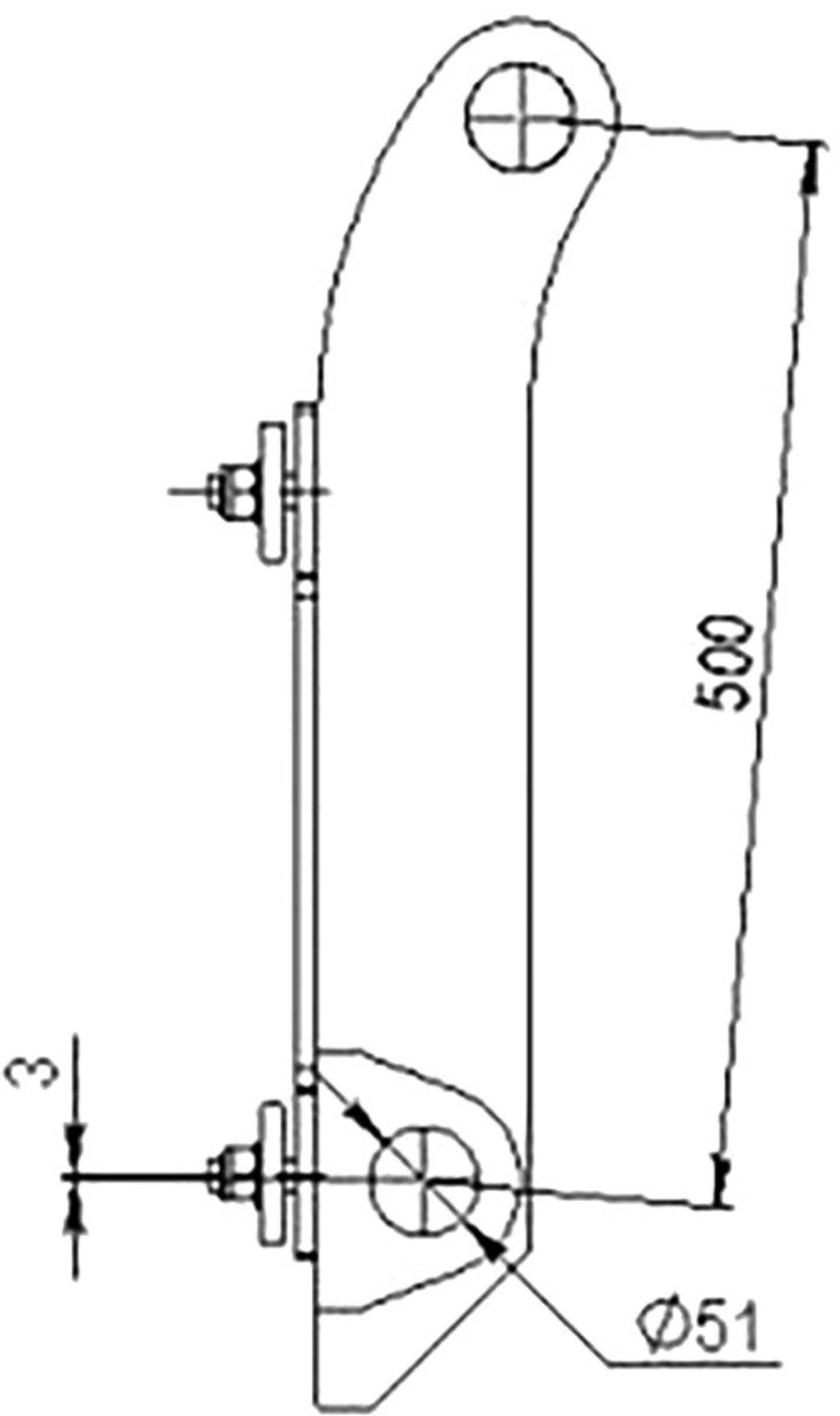 Düvelsdorf Anschraubplatte D-Lock für Radlader Schaeff SKL 833 – 871, 2 St., 5120230