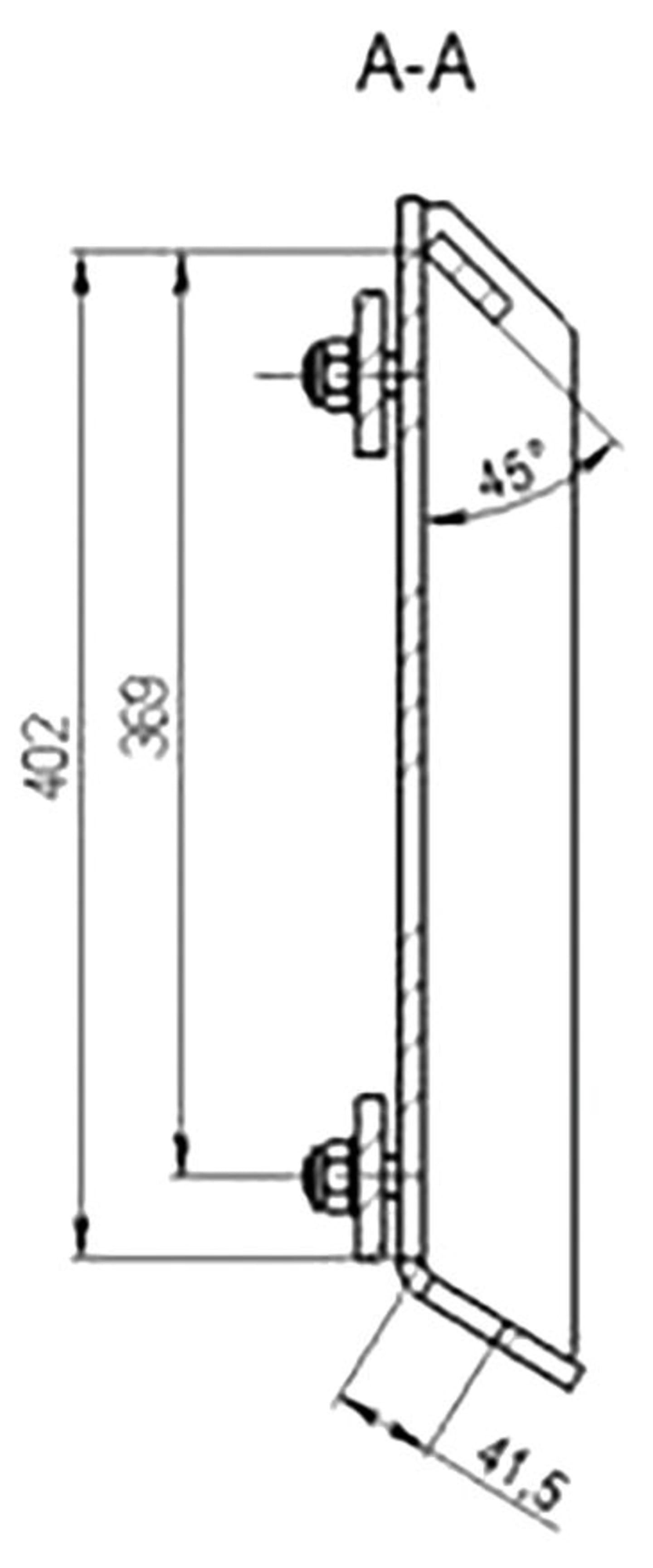 Düvelsdorf Anschraubplatte D-Lock für Skid Steer, 2 St., 5120250