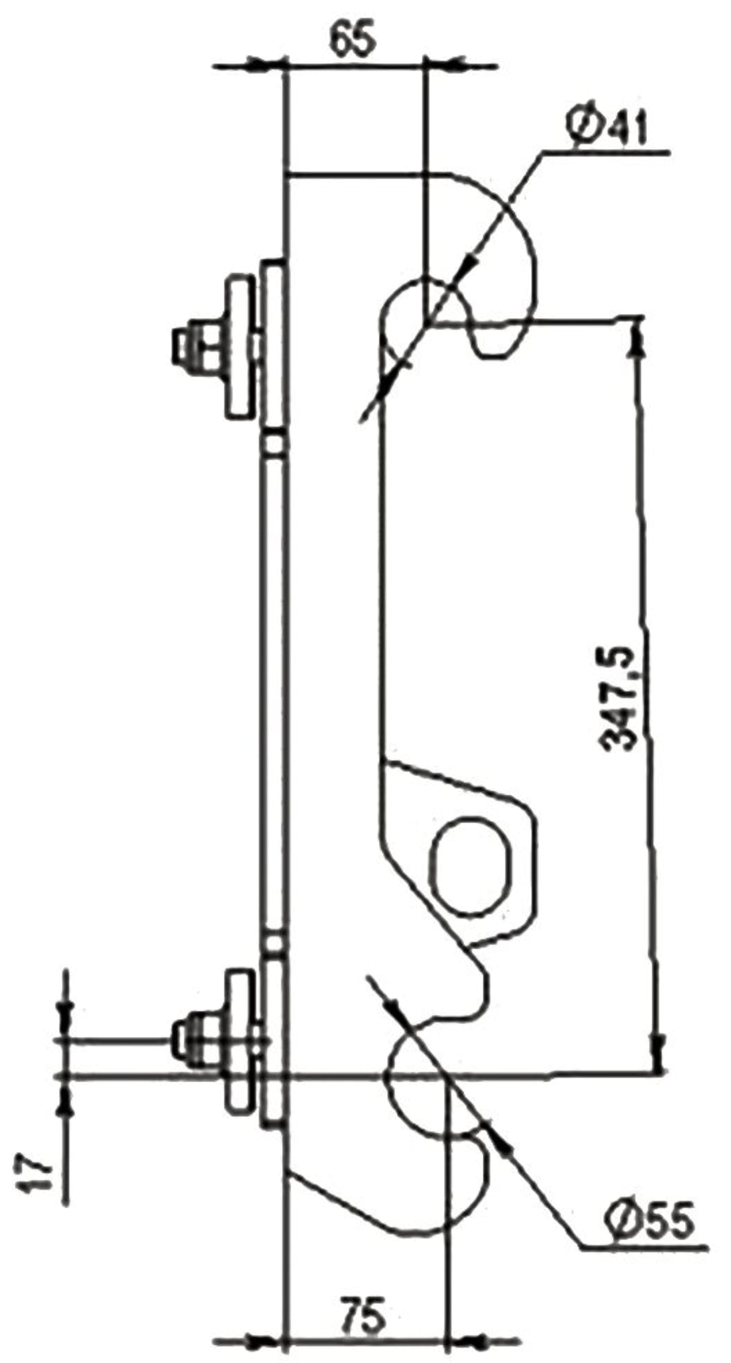 Düvelsdorf Anschraubplatte D-Lock; D-Lock S für Hoflader Thaler, 2 St., 5120270