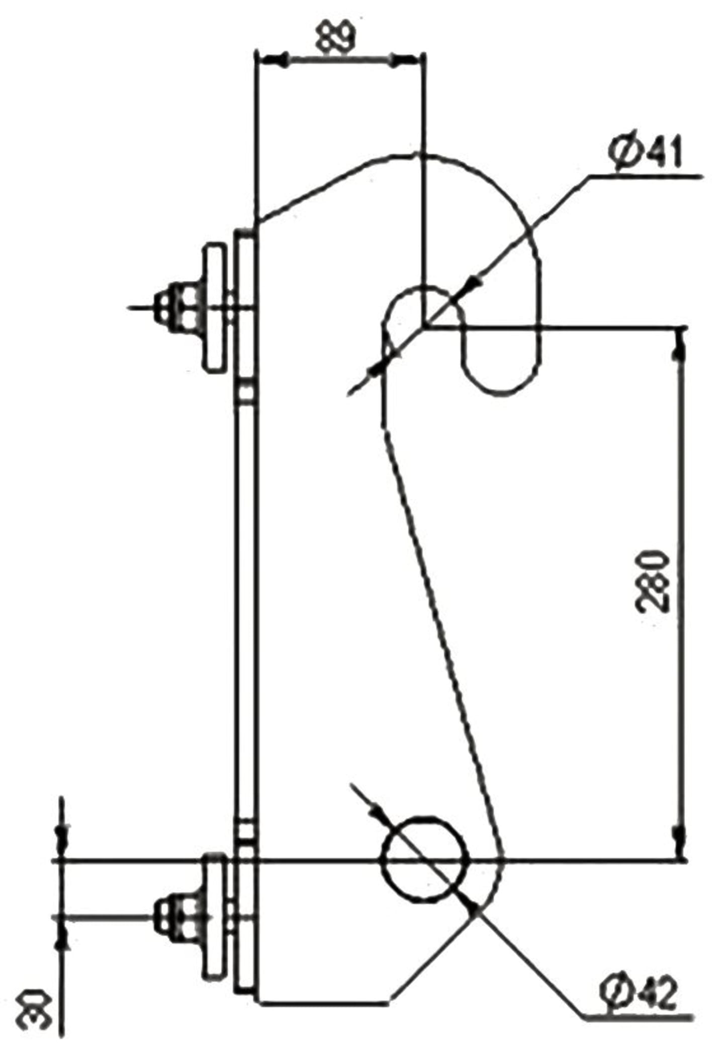 Düvelsdorf Anschraubplatte D-Lock für Radlader Kramer 312 – 950, 2 St., 5120340