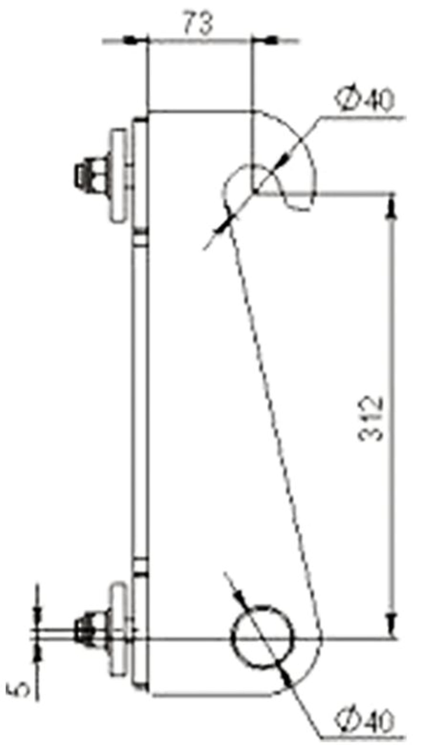 Düvelsdorf Anschraubplatte D-Lock für Radlader Liebherr 507 – 509 Z-Kinematik, 2 St., 5120350