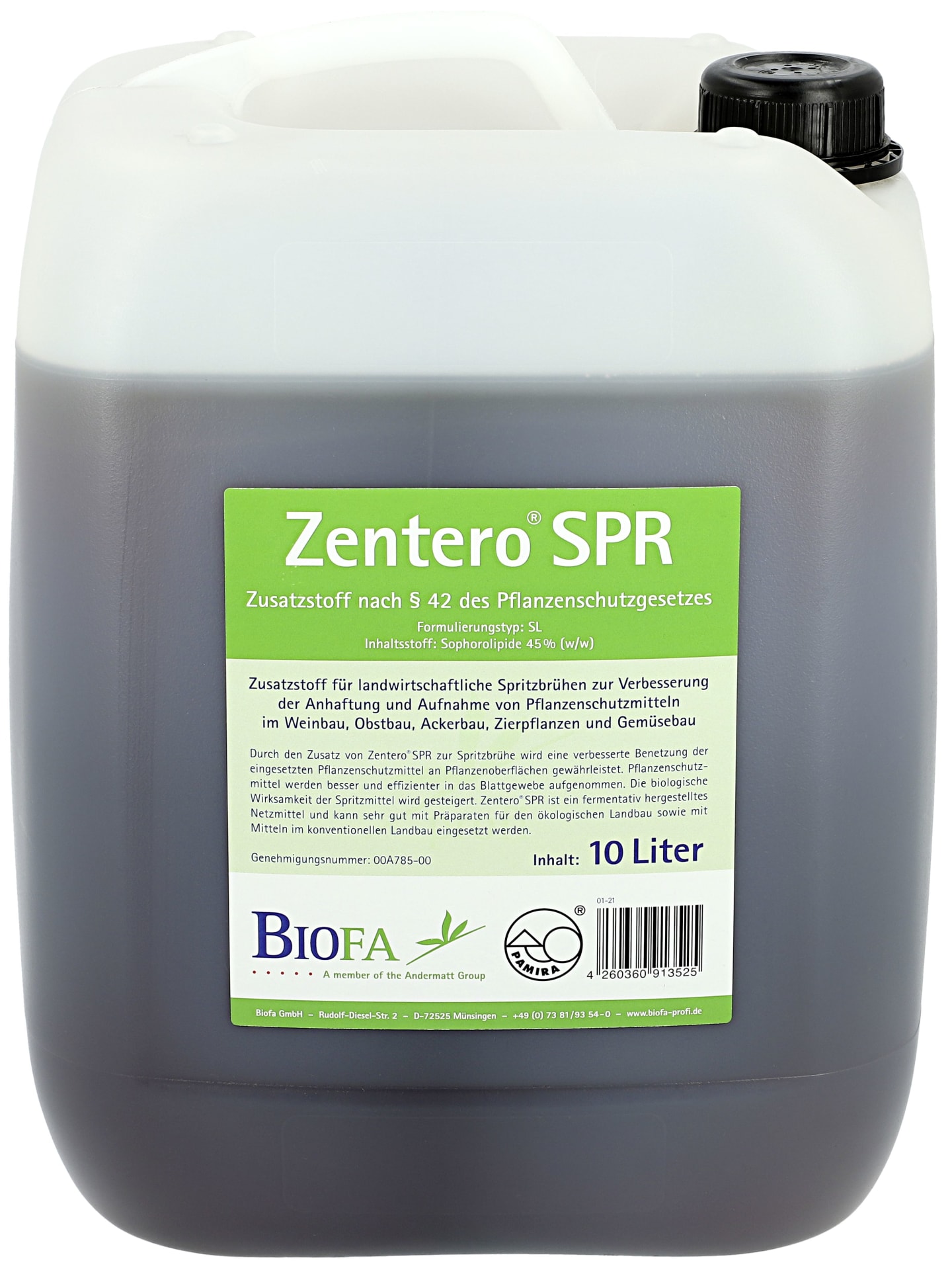 BIOFA Zentero SPR biologisches Netz- und Haftmittel