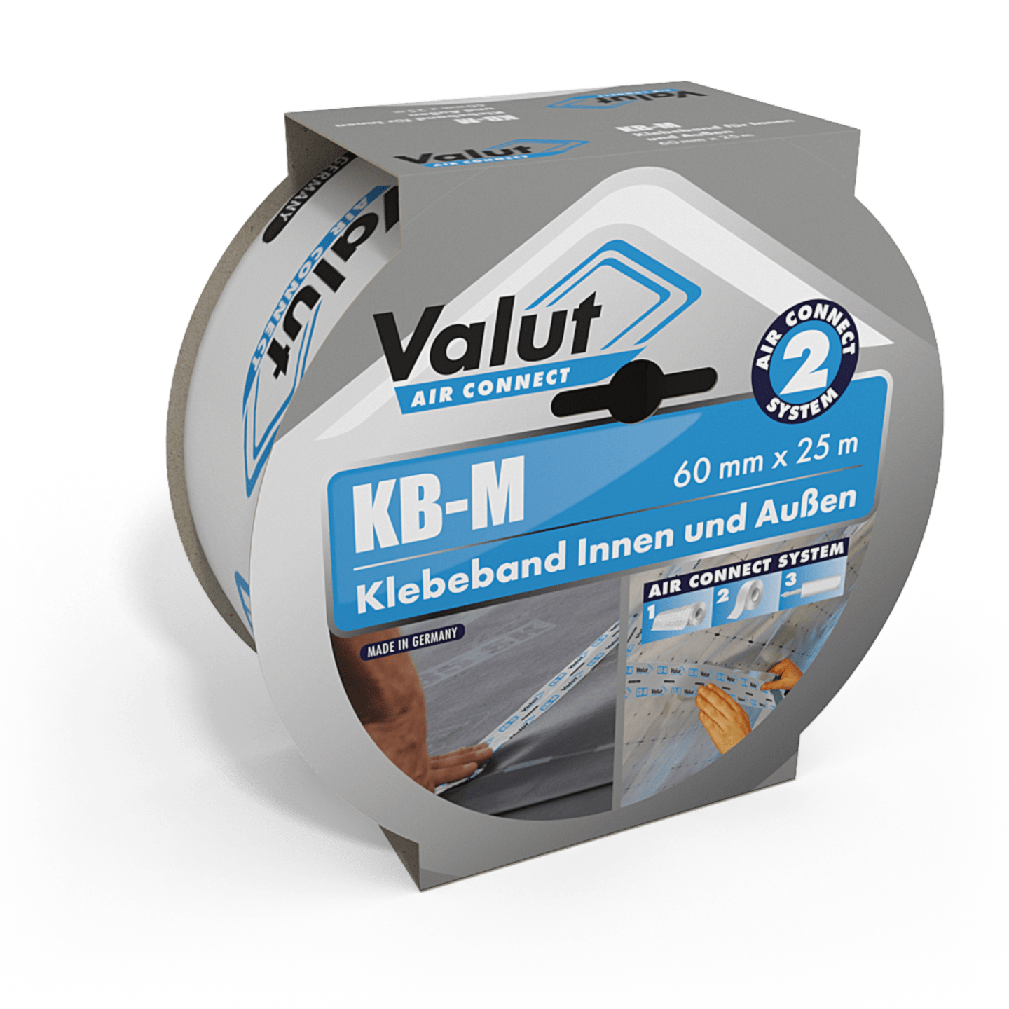 Valut air connect Klebeband KB-M, 60 mm, 25 m