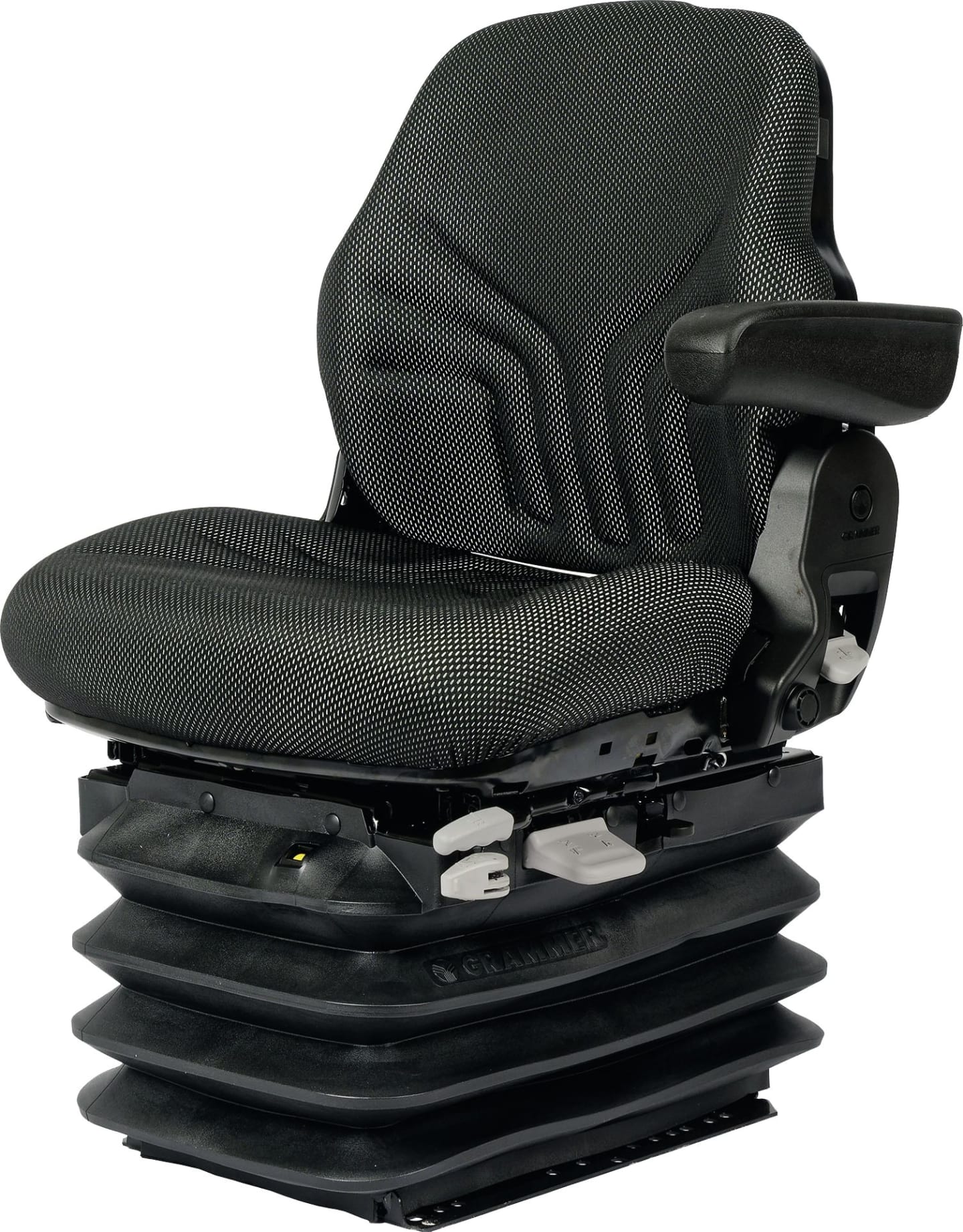 Grammer Traktorsitz "Maximo® Comfort" für Fendt, luftgefedert, Stoff, anthrazit/grün/silber