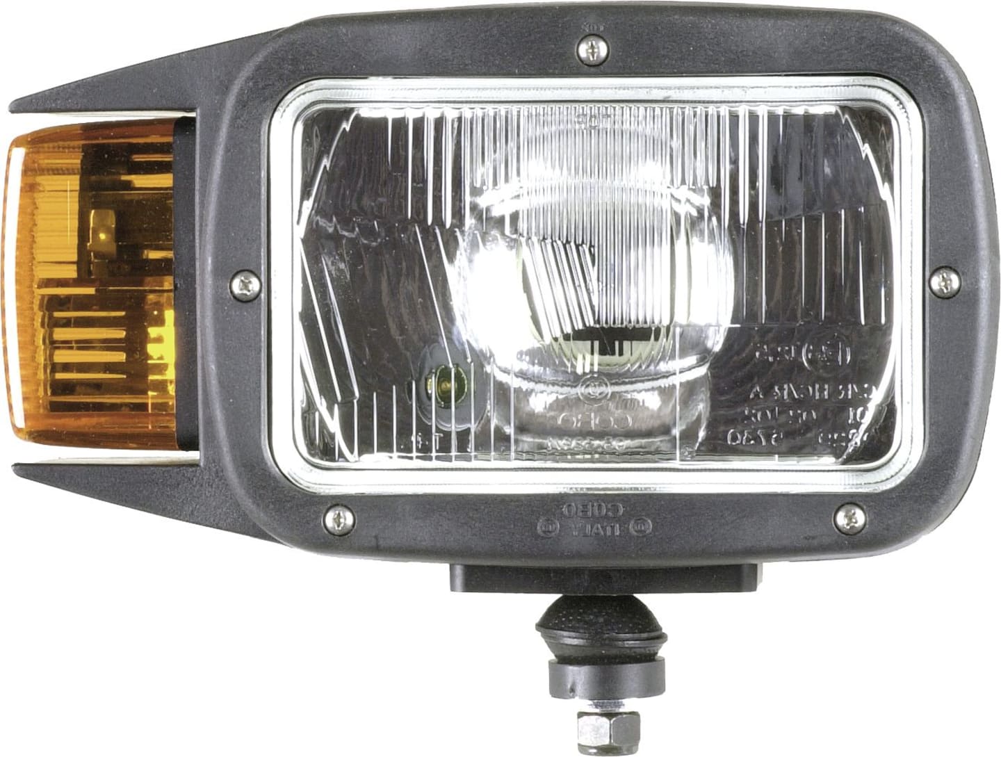 Herth + Buss Hauptscheinwerfer rechts, H4; T4W, 12 V; 24 V, 262 x 152,5 x 120 mm, Anbau, 81 658 049