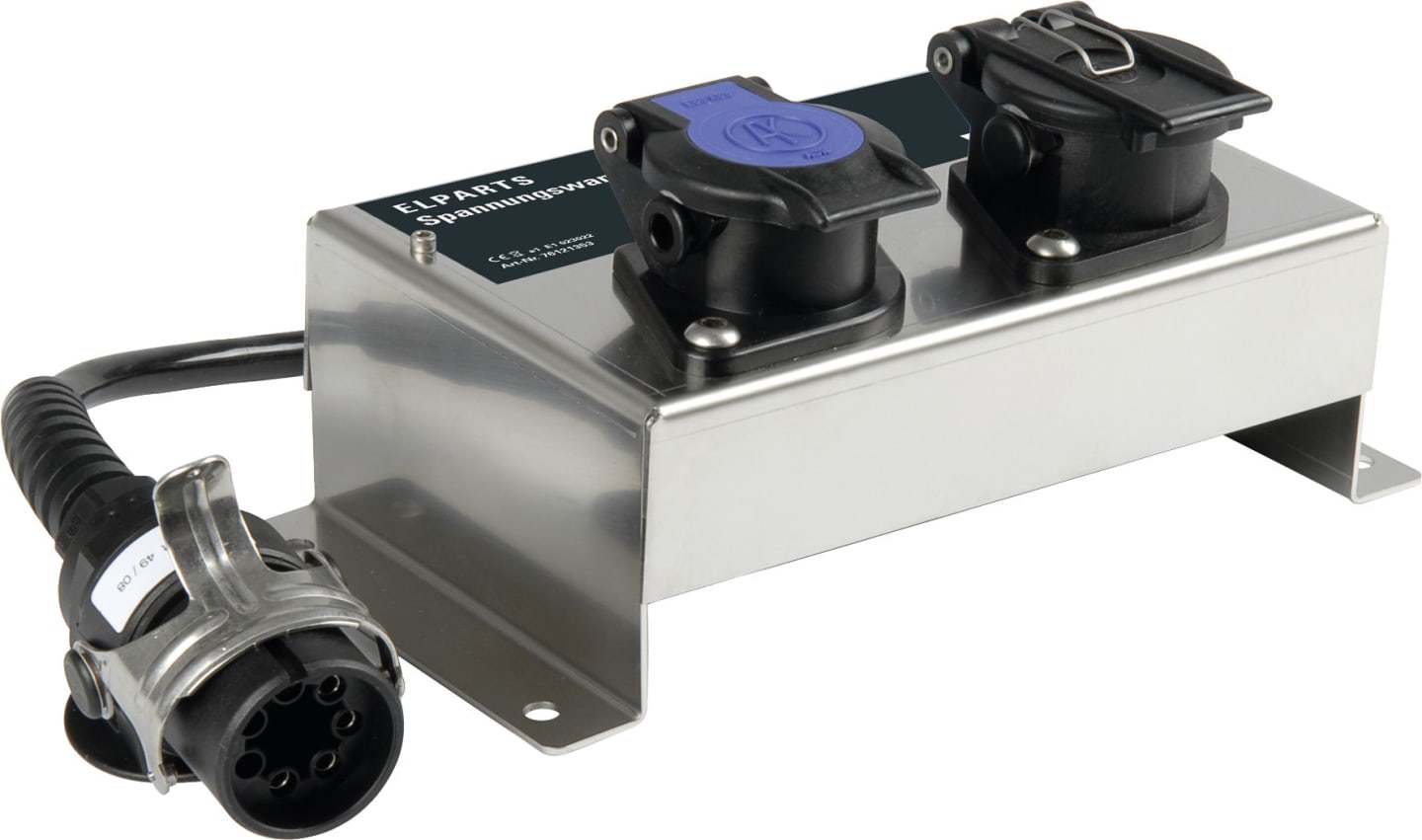 Herth + Buss Spannungswandler 12 V; 24 V, 5 x Ein-/Ausgänge, für Betrieb einer 24 V ABS/EBS-Anlage aus 12 V/24 V Zugfahrzeug, 76 121 353