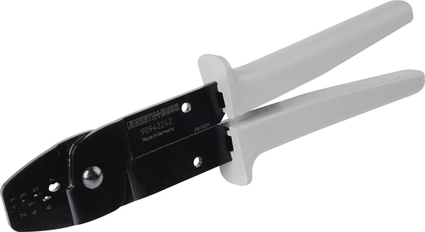 Herth + Buss Crimpzange B, 0,13 – 6 mm² für unisolierte Kontakte, 90 942 242