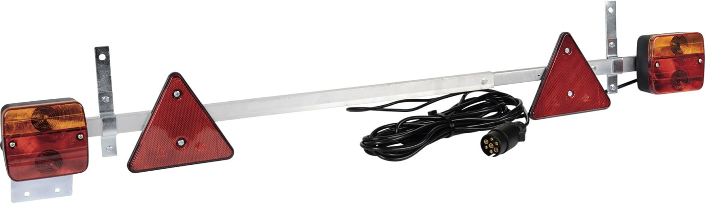 Herth + Buss Teleskop-Stangenleuchte 1.100 – 2.100 mm, Schlusslicht; Bremslicht; Blinklicht, 83 830 199