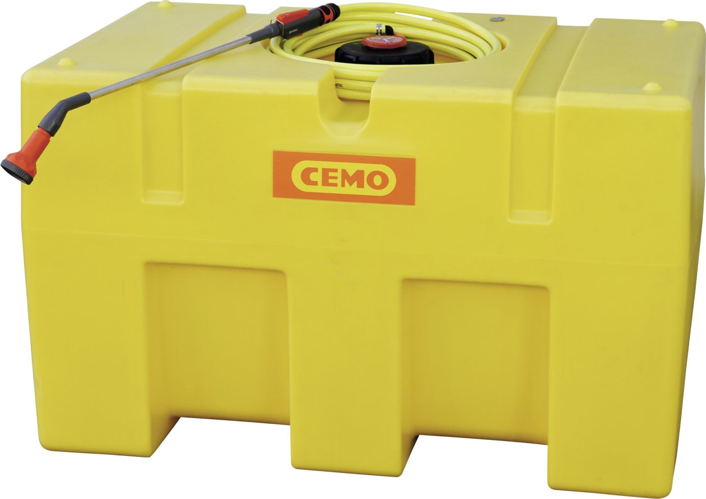 Cemo Bewässerungsanlage "BWS 30-PE", PE-Fass, Tauchpumpe, Gardena-Kupplung