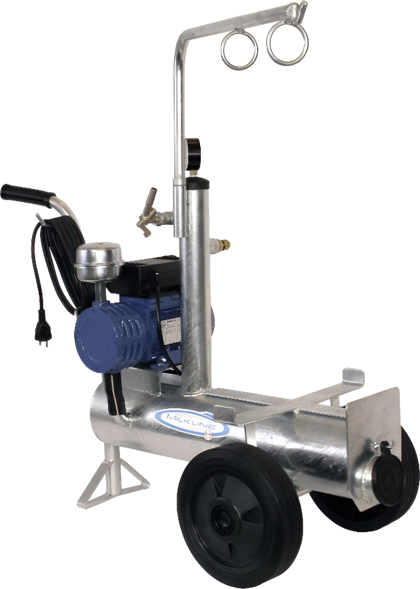 Melkanlage fahrbar 1 Eimer, ohne Eimer, Melkeinheit und Pulsator, 140 l/min