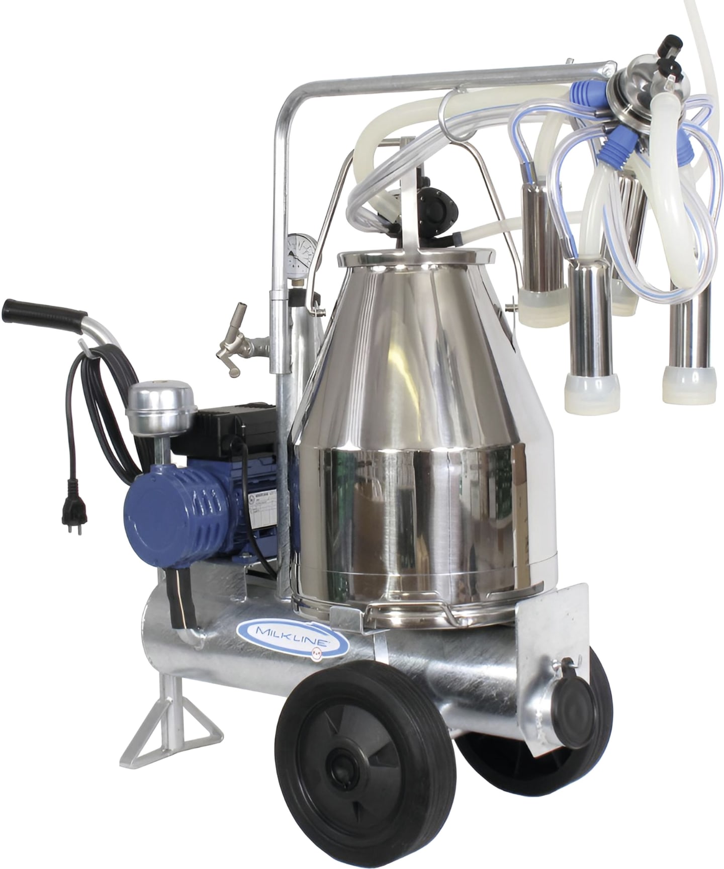 Melkanlage 30 l fahrbar, komplett, CN-Melkeimer, 140 l/min, für Rinder/DeLaval-Melkanlagen