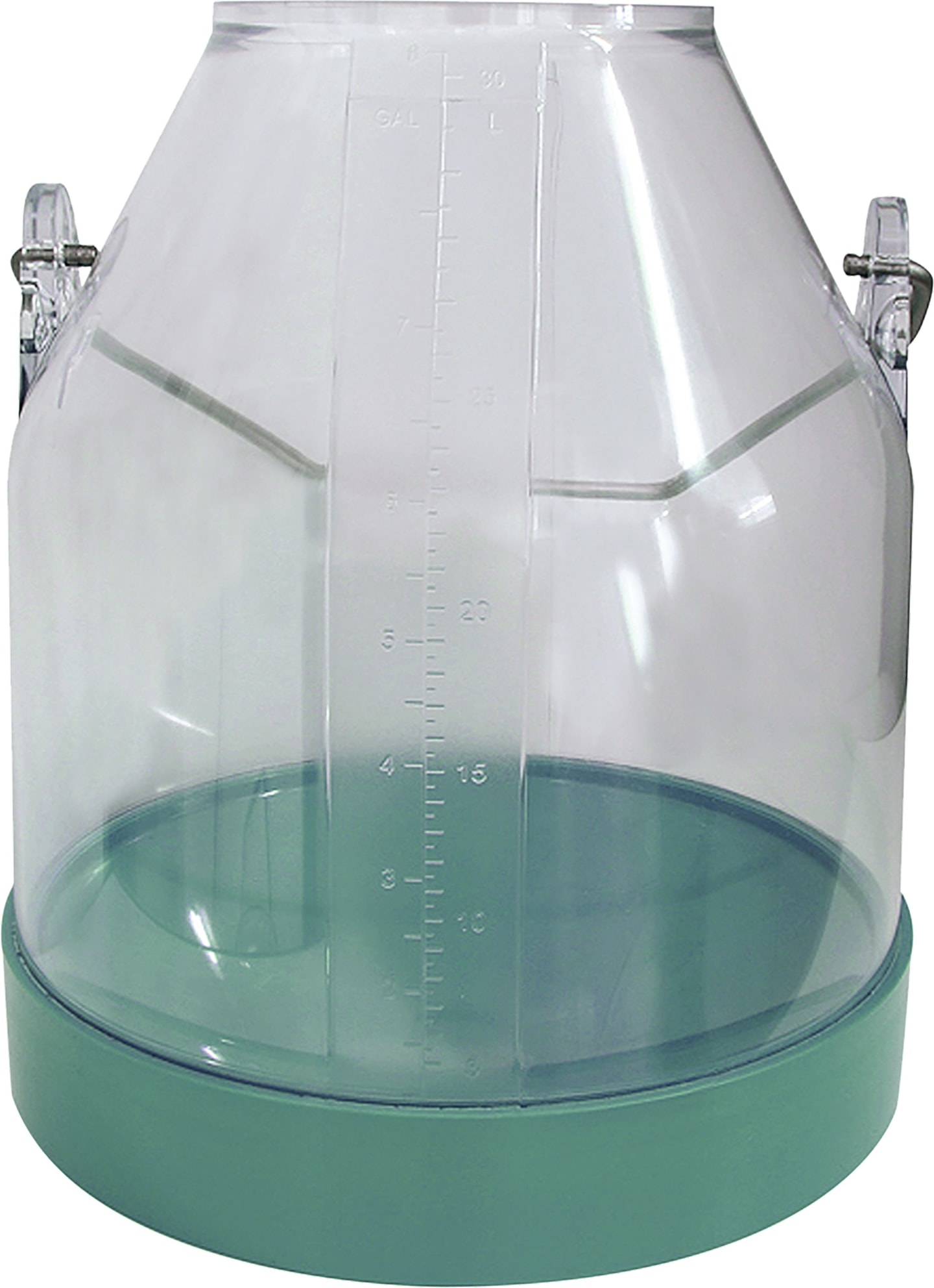 Melkeimer 30 l PVC (Polyvinylchlorid), grün, mit Deckel, Pulsator GEA "Constant" und Melkzeug
