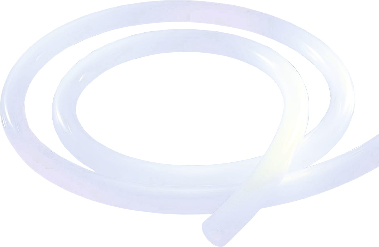 Milchschlauch 20 x 30 mm, 15 m, Silikon, transparent, für GEA Melkroboter