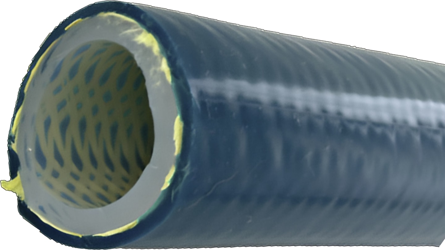 Milchschlauch 28 x 38 mm, 25 m, Silikon, dunkelgrün