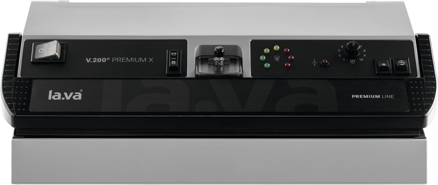 la.va® Vakuumiergerät "V.200® Premium X" manuell/vollautomatisch, LED-Druckanzeige, VL0200XP