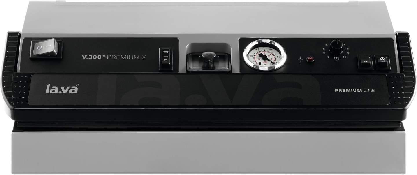 la.va® Vakuumiergerät "V.300® Premium X" manuell/vollautomatisch, Manometeranzeige, Druckregulierung, VL0300XP