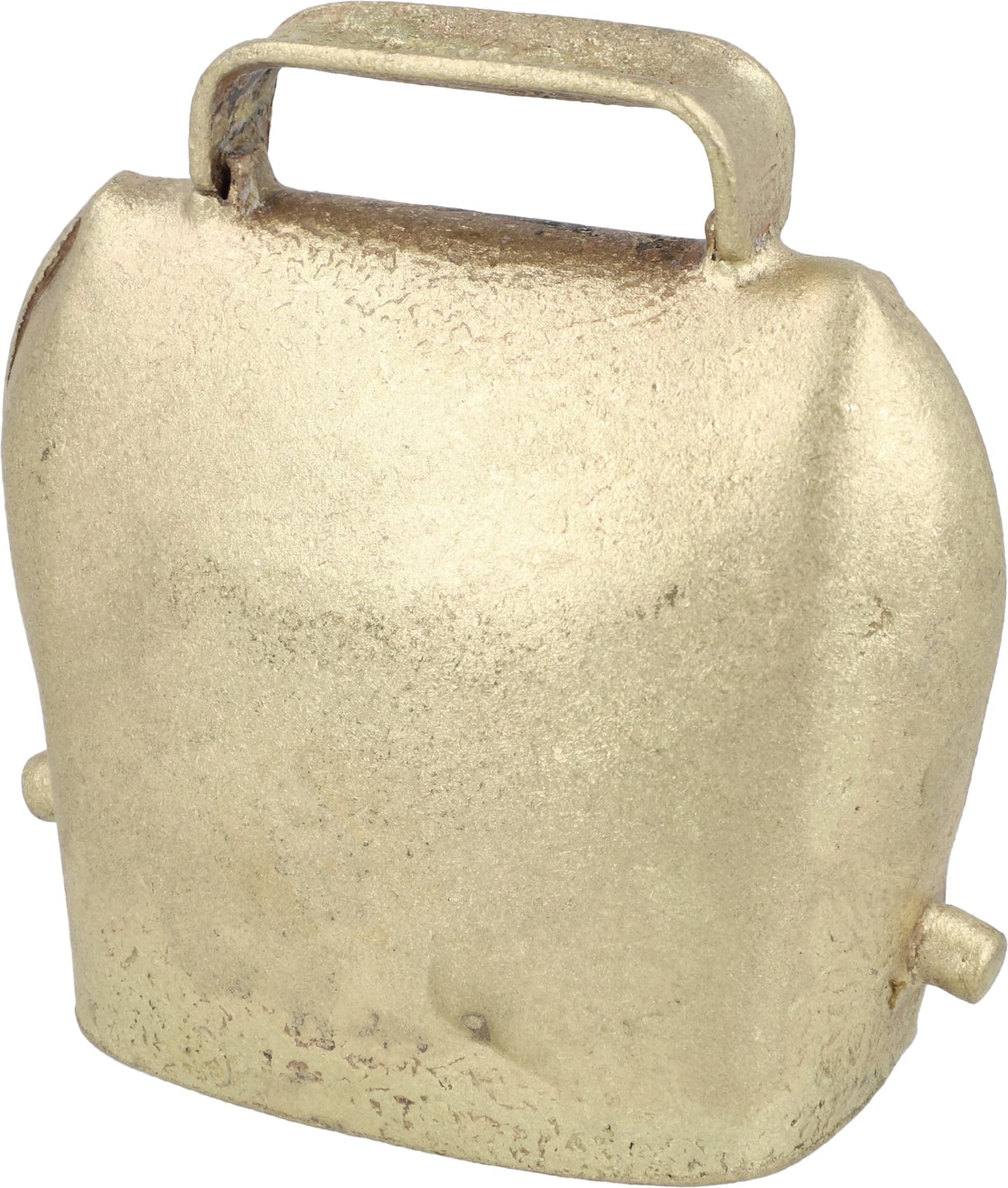 Flache Schelle Maul 50 mm, Bügel 30 mm, Stahlblech, feuerverkupfert, überlappend gelötet